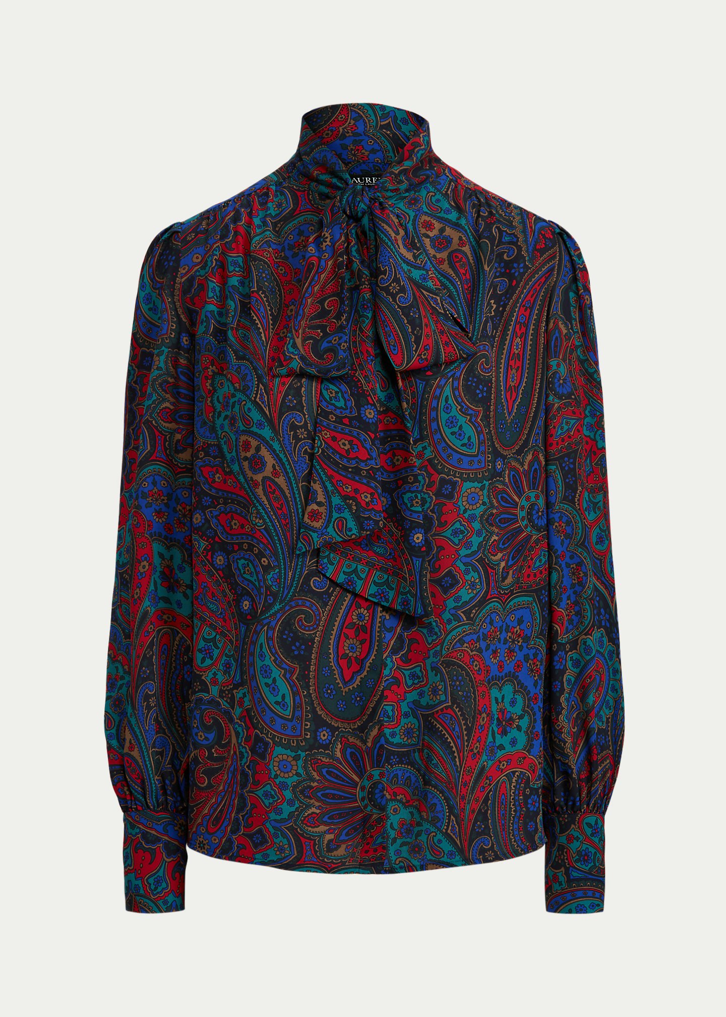 Lauren, Paisley Tie-Neck Blouse, £139