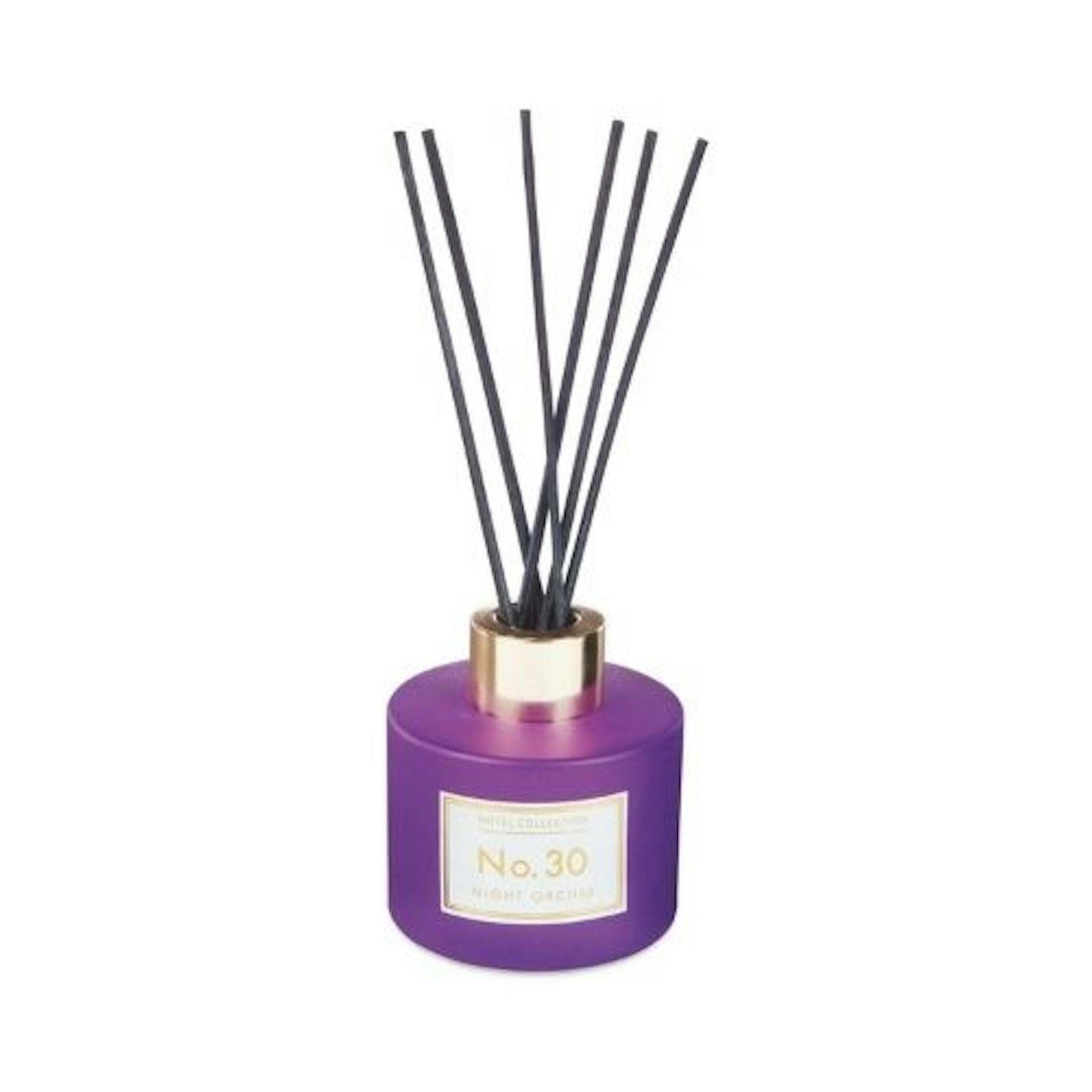 Aldi's Home Collection Orchid Diffuser, presented in a rich-purple bottle.