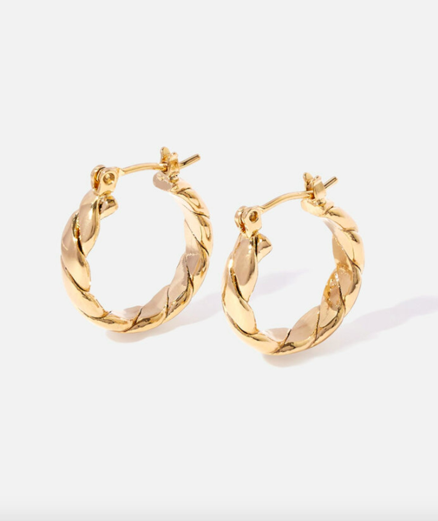 Accessorize, Gold-Plated Heirloom Chunky Twist Hoops, £15