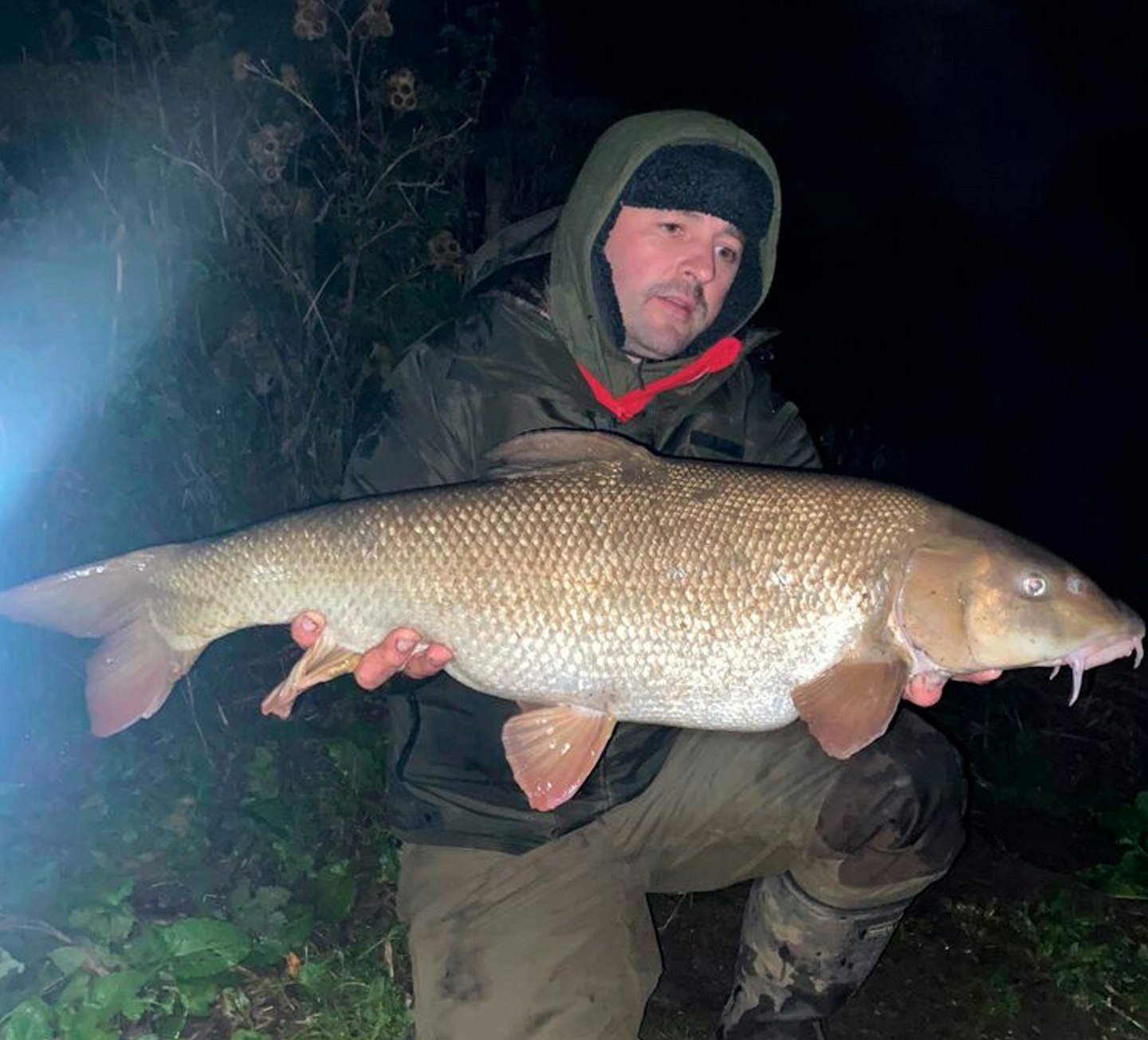 Floatfished boilie fools 16lb 4oz fish from the Trent