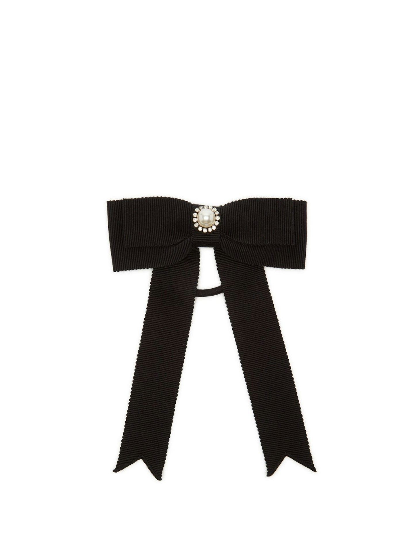 Erdem, Crystal-Embellished Grosgrain Hair Tie, £95