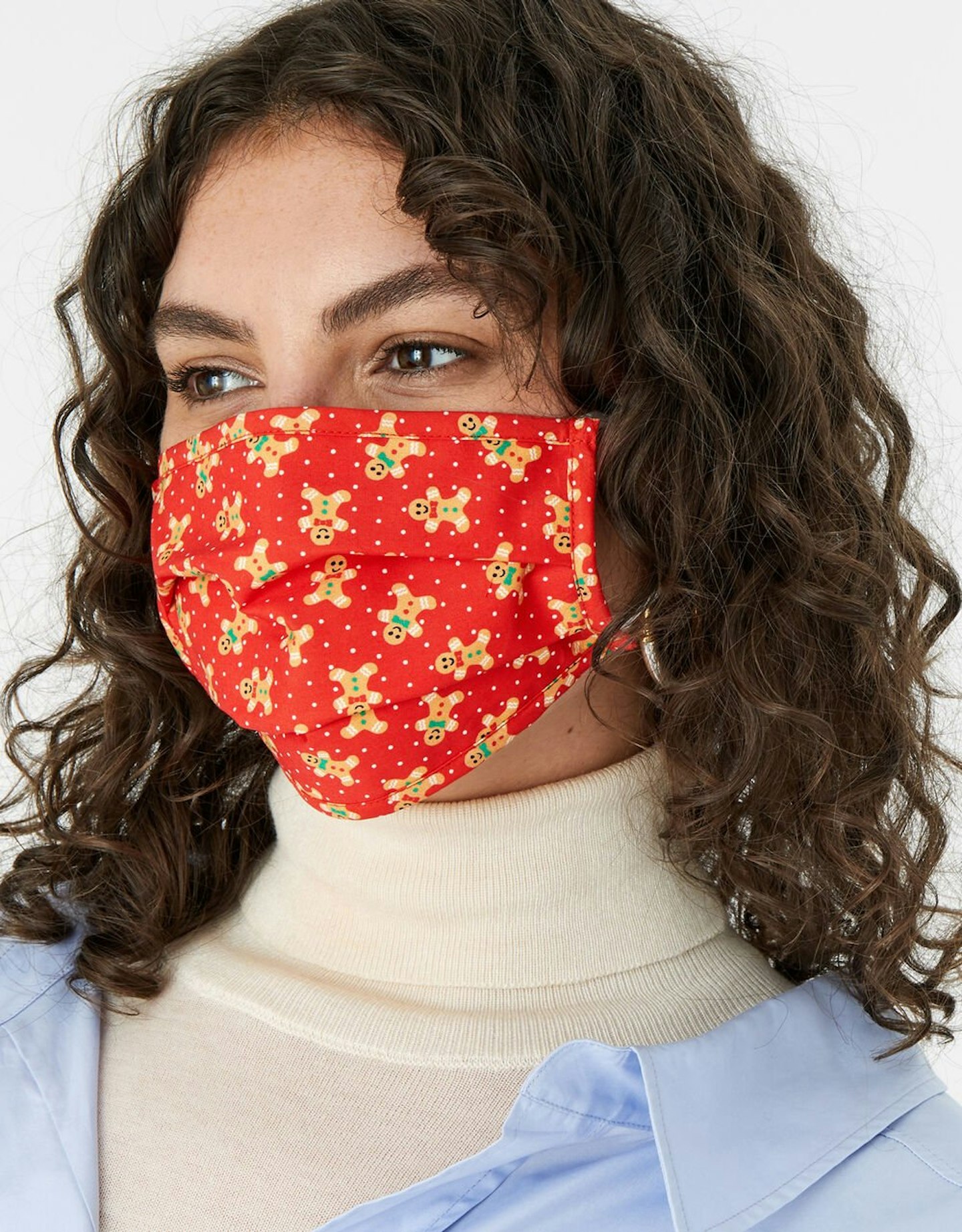 Accessorize, Christmas gingerbread face covering, £6