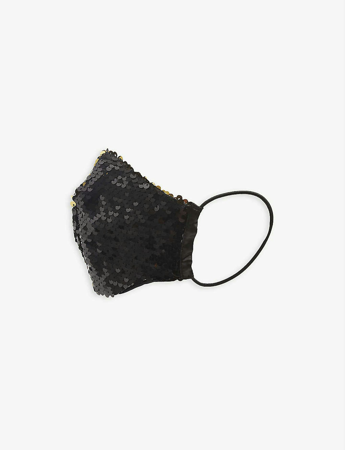 Eugenia Kim, Sculpted sequin-embellished satin face covering, £20