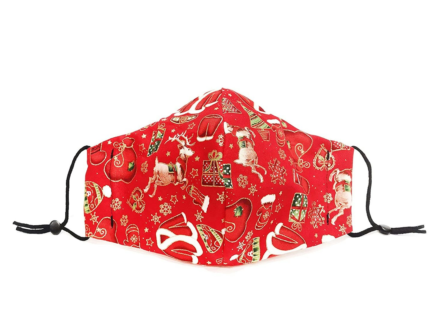 Amazon, 100% Cotton Christmas Unisex Face Mask with Filter Pocket, £8.99