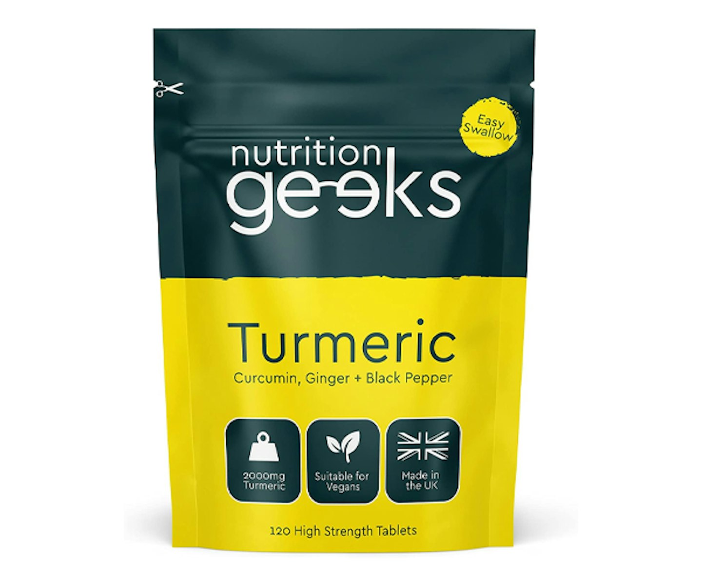 Turmeric Tablets 2000mg with Black Pepper & Ginger