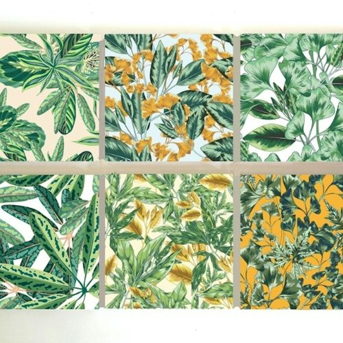 A handful of tropical designs.