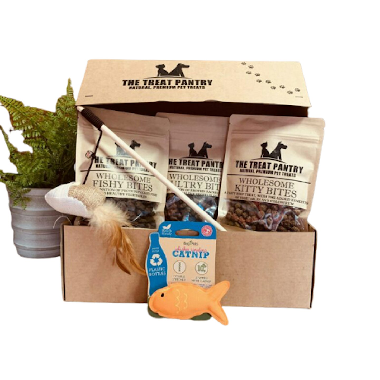 Natural Christmas Gift Box – Dog – Pantry MINI Treat Box Personalised