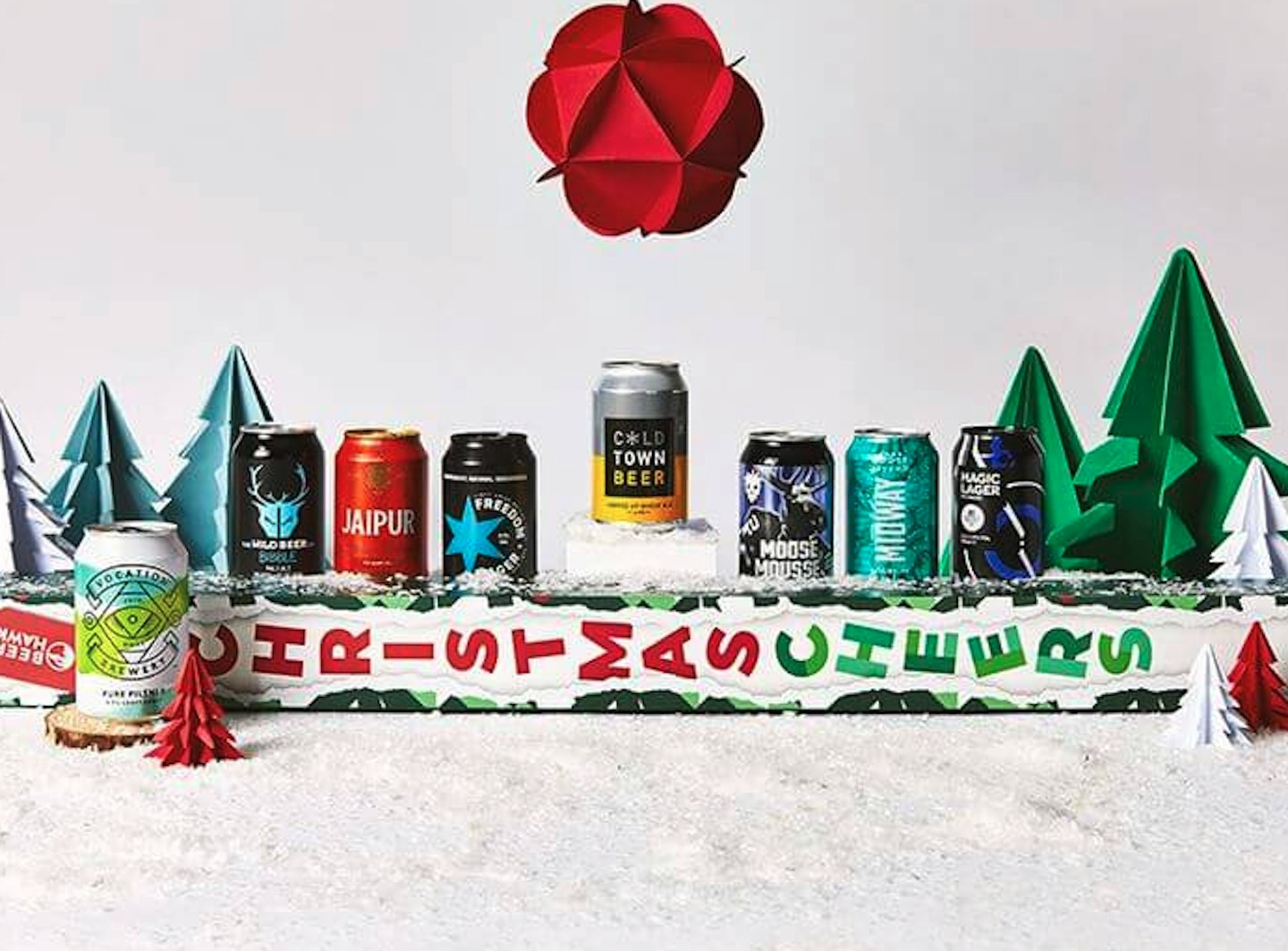 Beer Hawk Christmas Yard of Ale