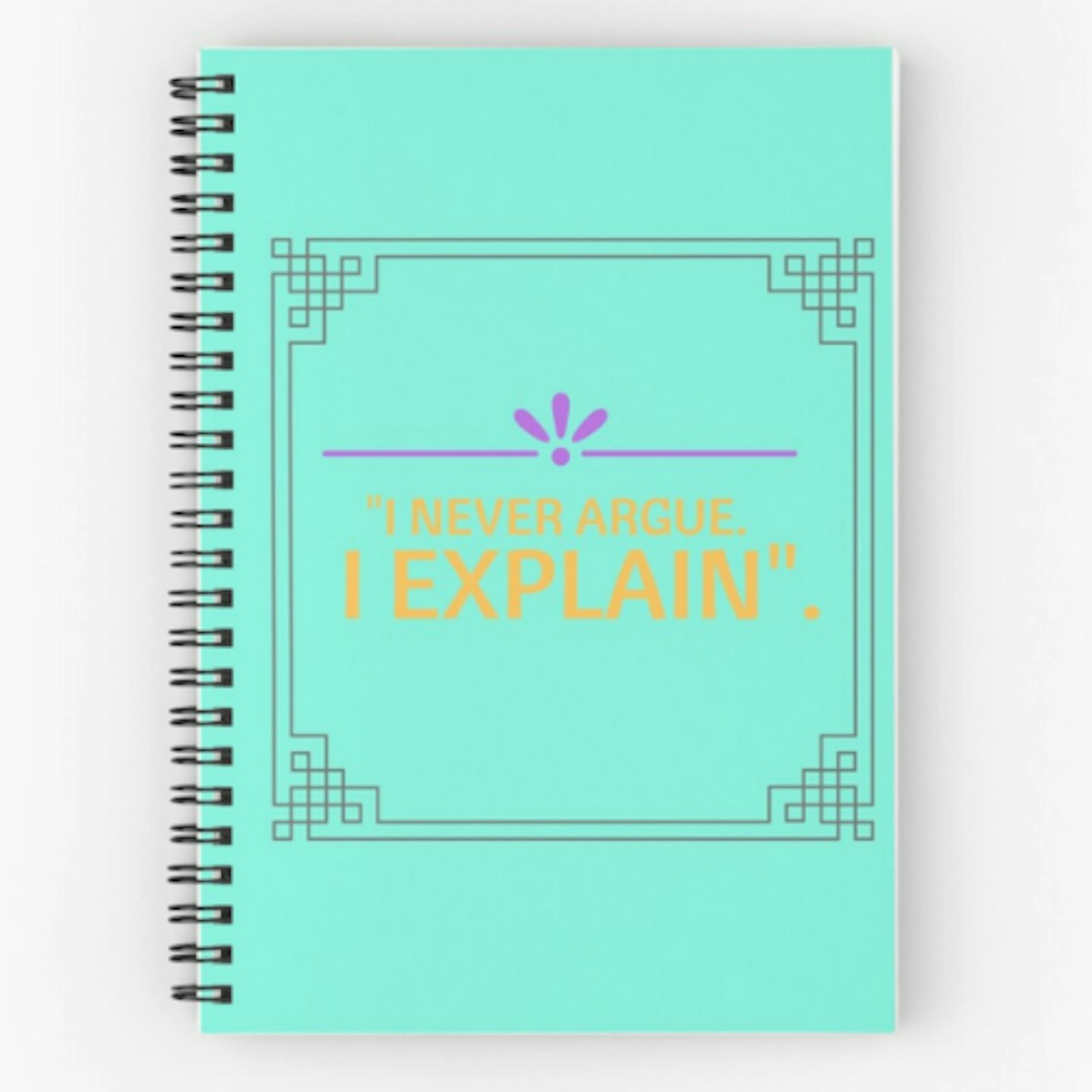 Downton Abbey Quote Spiral Notebook