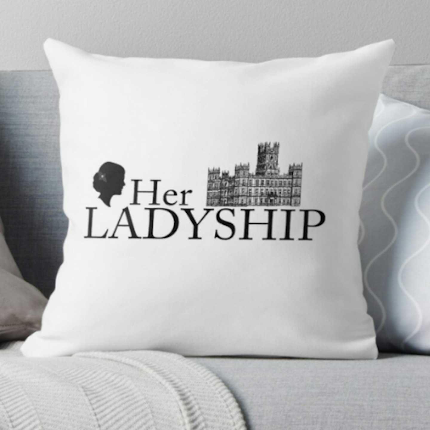 Her Ladyship Throw Pillow