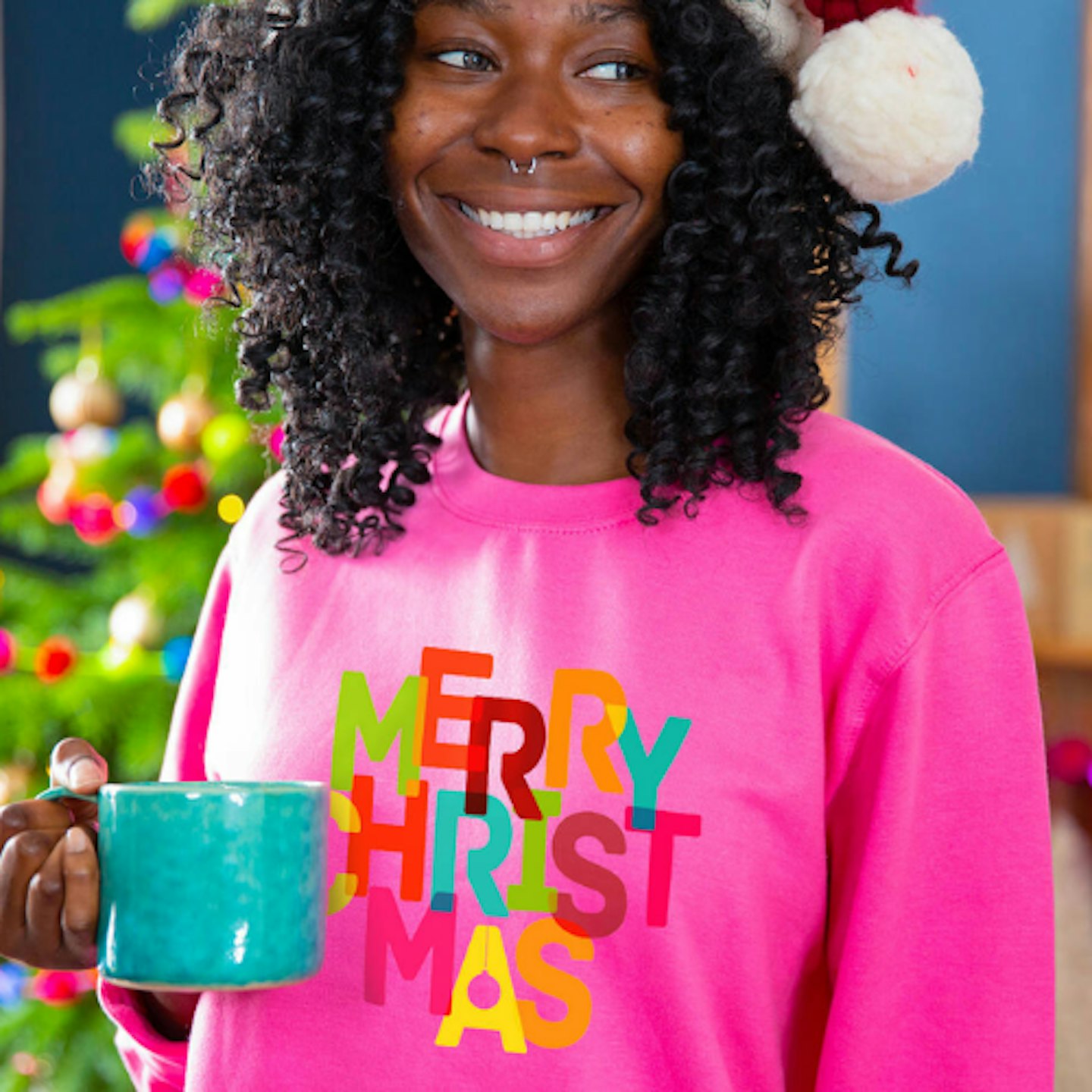 'Merry Christmas' Bright Sweatshirt Jumper