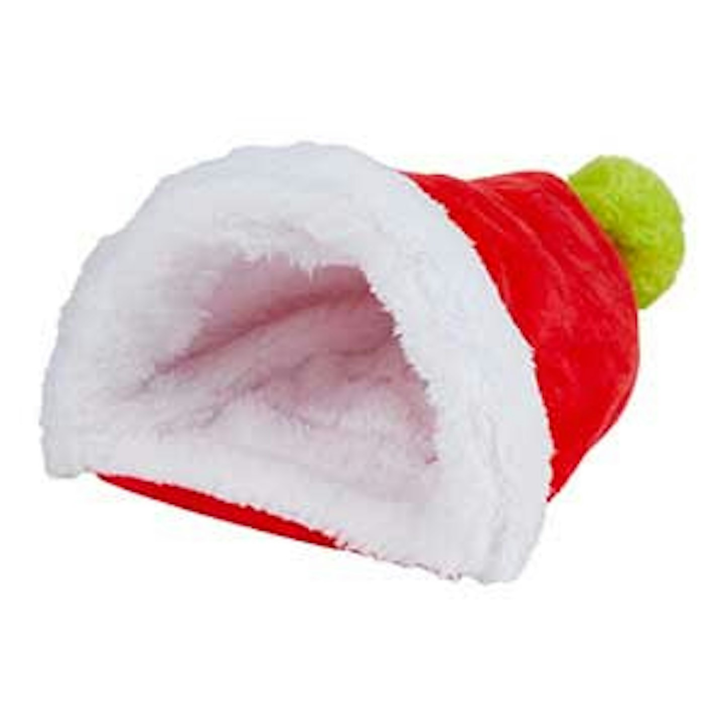 Pets at Home Christmas Crinkle Santa Hat Play Pouch Cat Toy