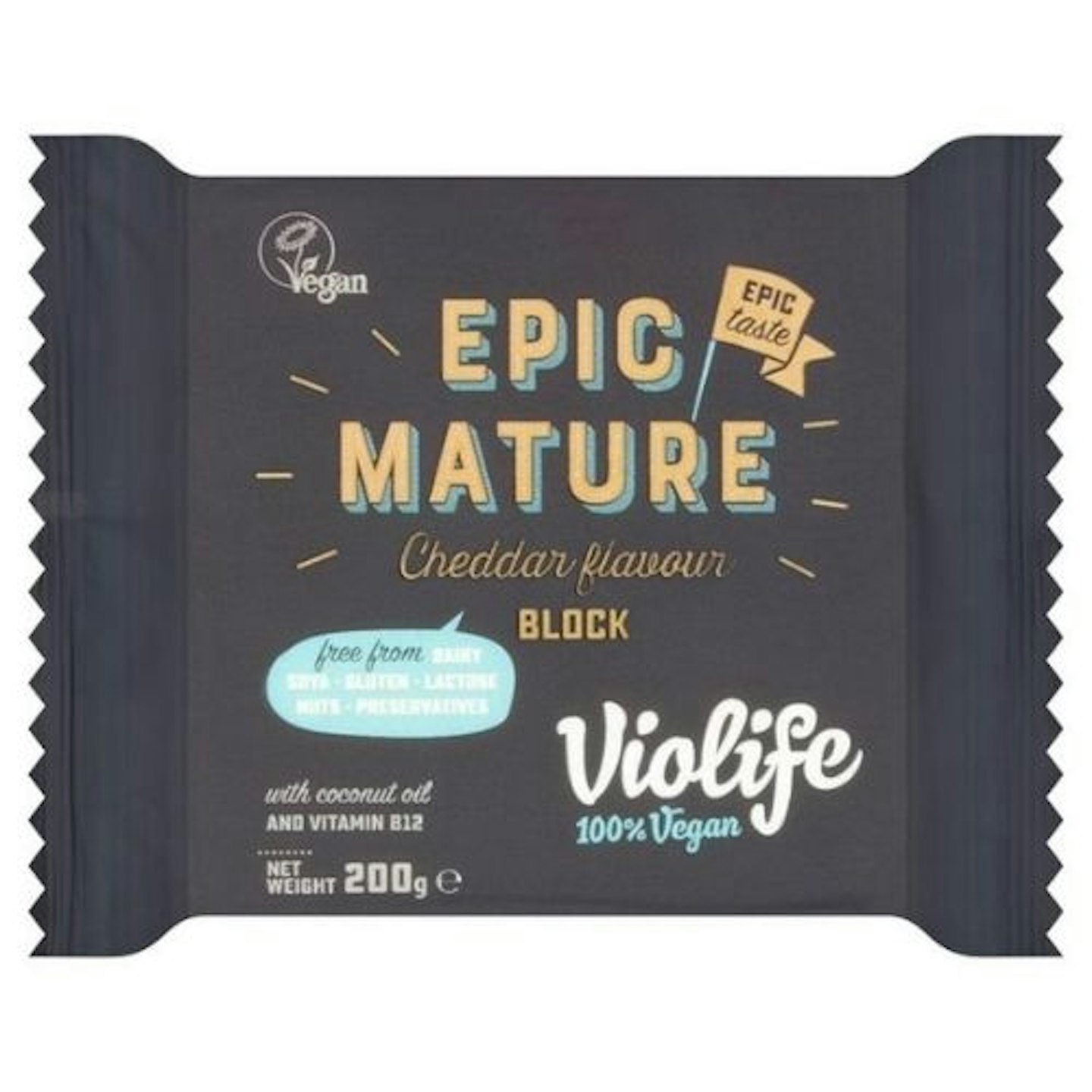 Violife Vegan Epic Mature Cheddar Flavoured Block