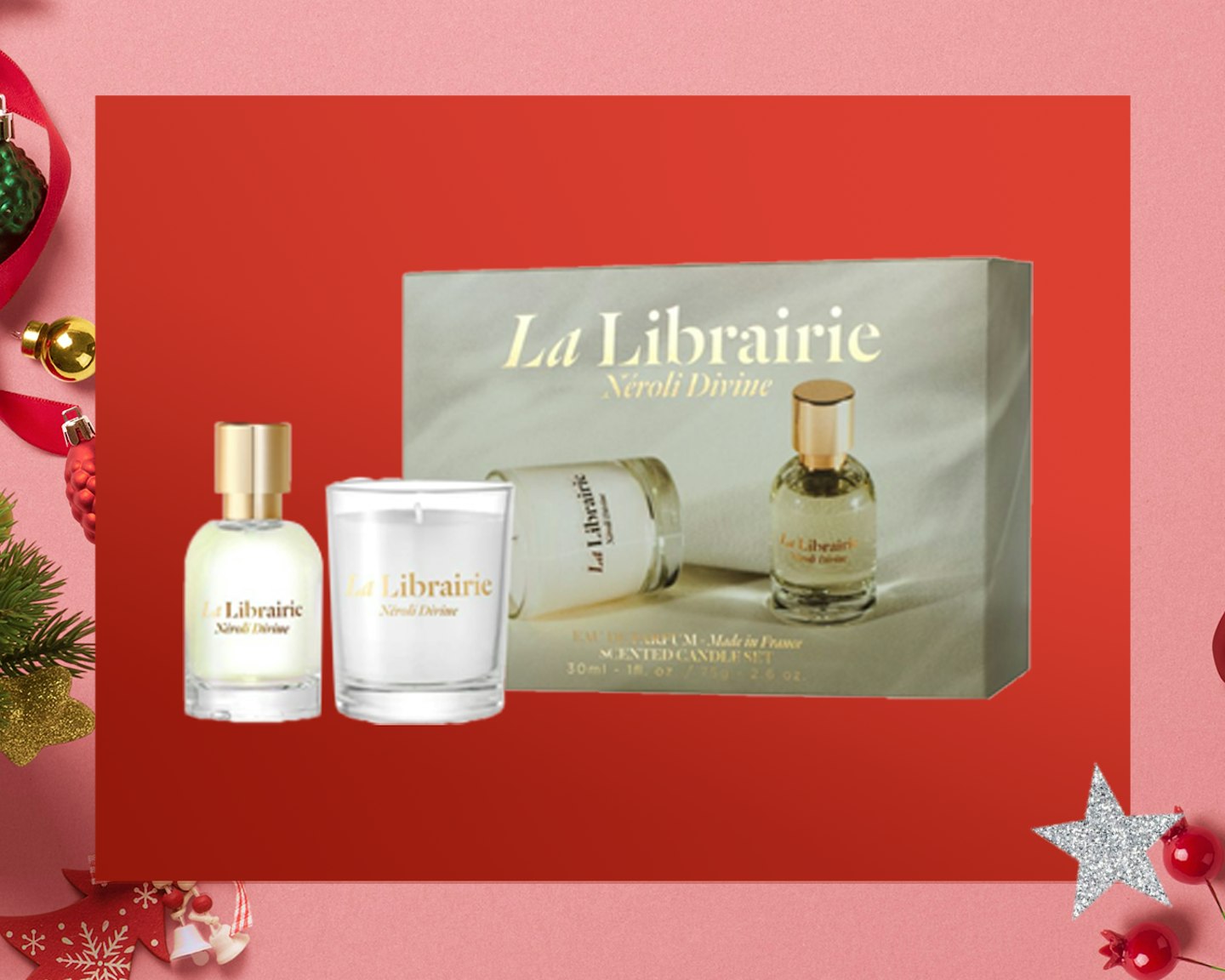 offer La Librairie Neroli Divine Giftset Eau de Parfum 30ml & Candle, 15