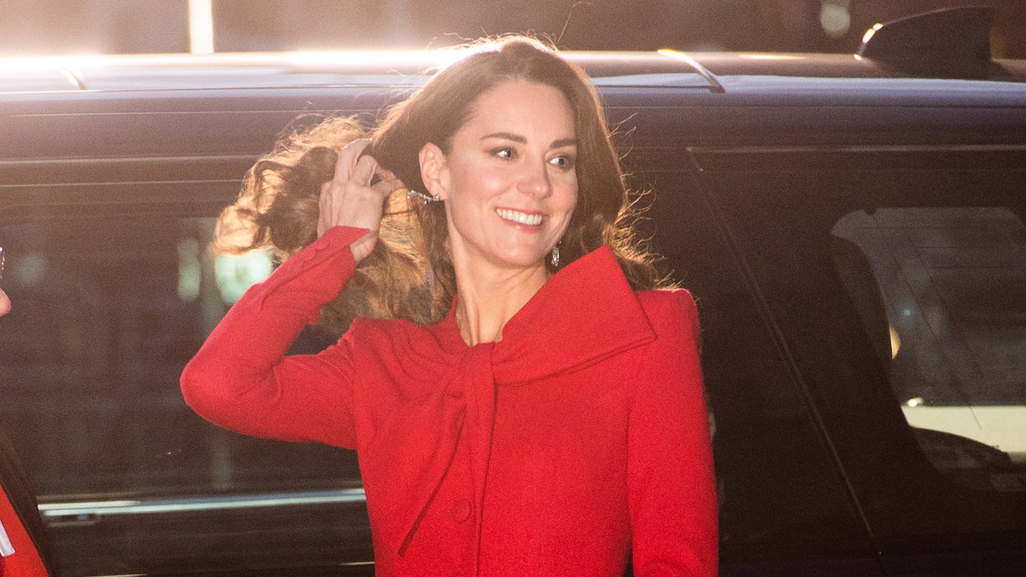 Kate Middleton red coat dress