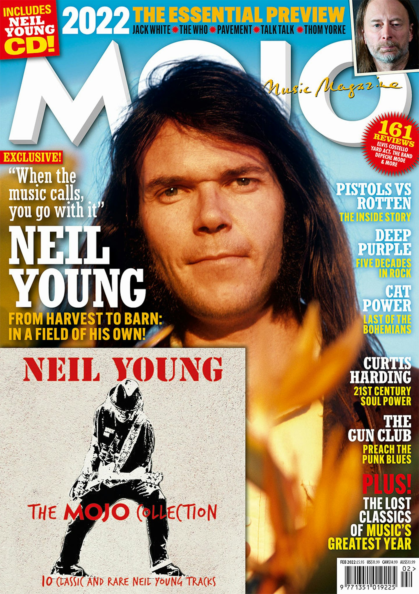 MOJO 339 magazine cover, featuring Neil Young and Neil Young CD