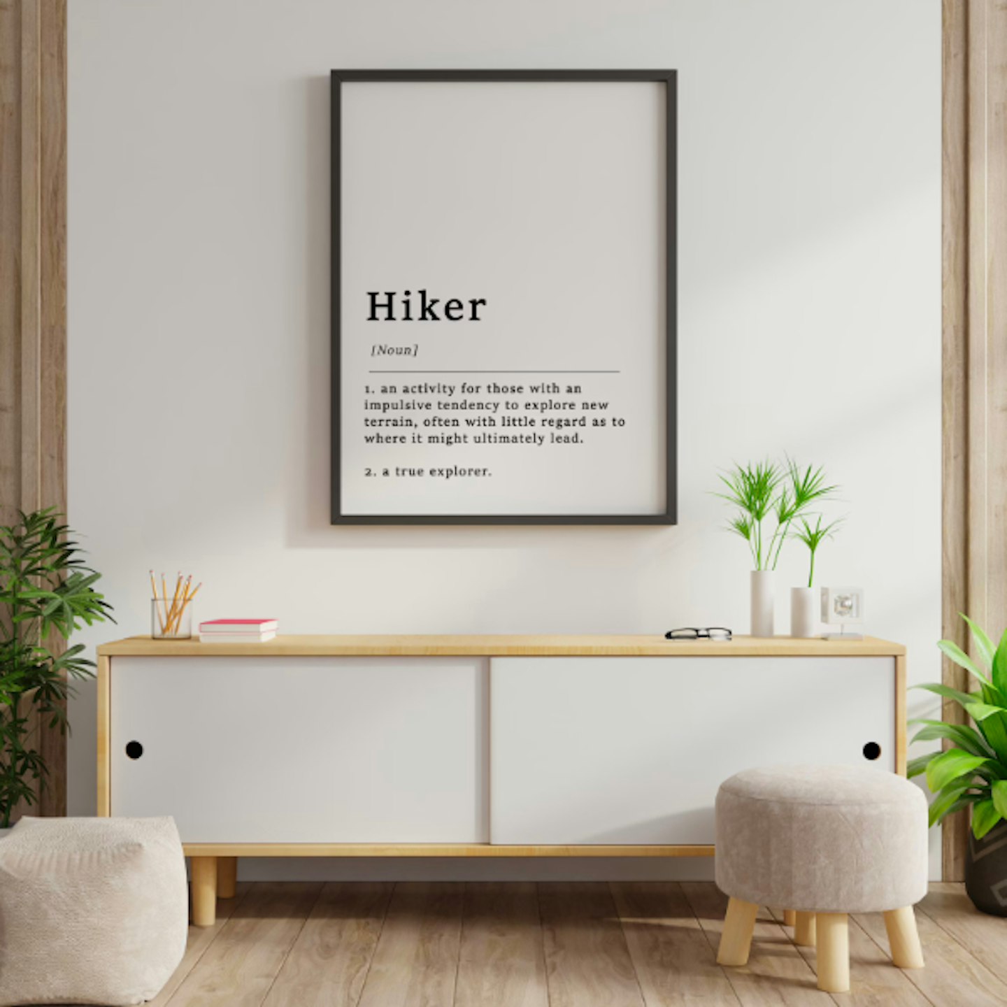 Hiker Definition Print
