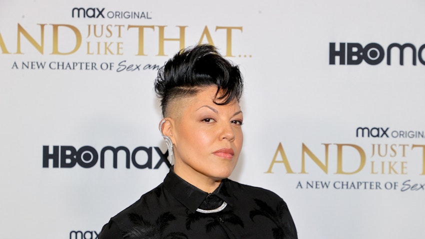 Everything You Need Know About Sara Ramirez The Breakout Star Of And Just Like That Grazia Sara Ramirez, Mango Faux Fur Coat Grey S Anatomy Cast