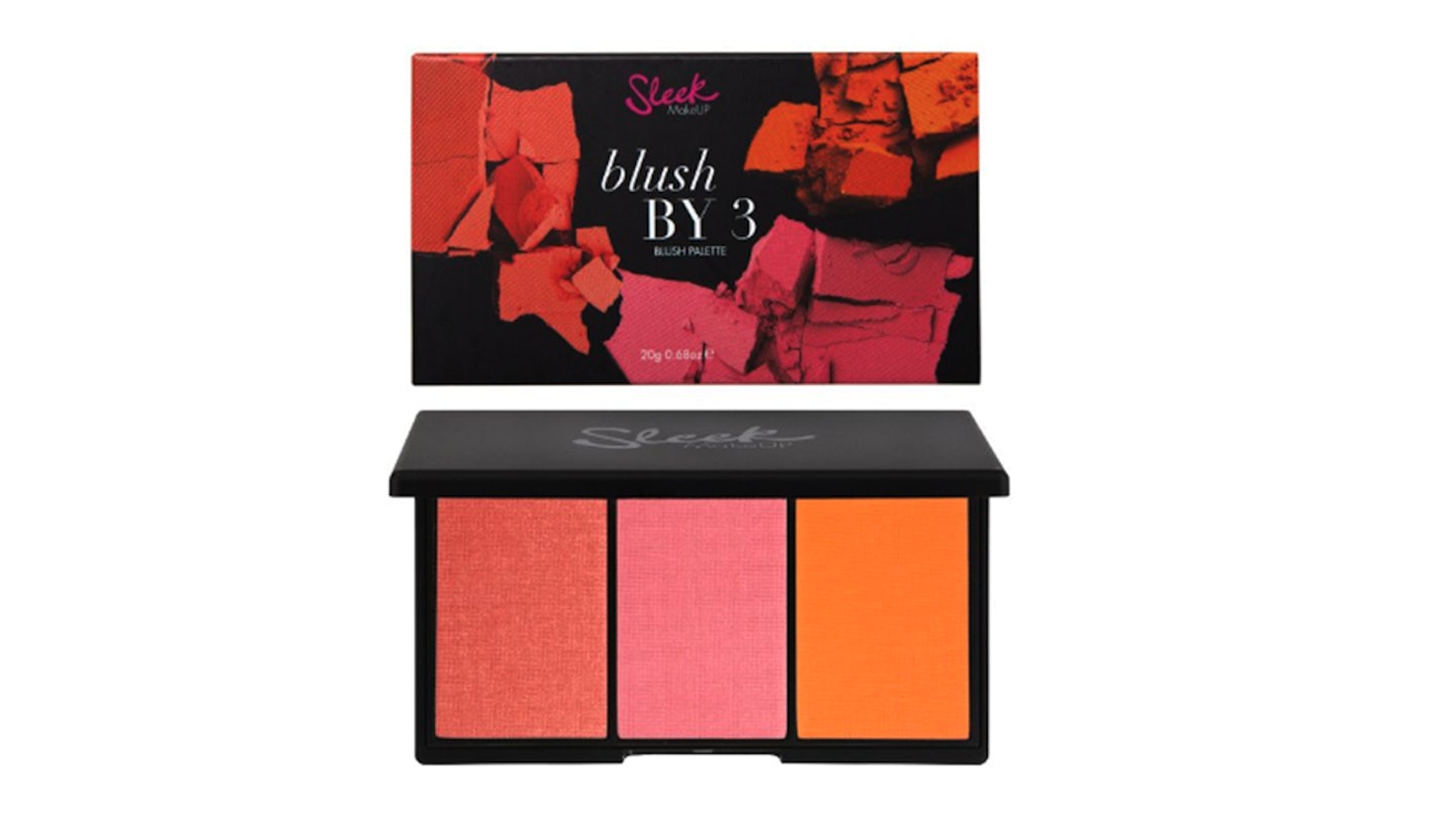 Sleek makeup blush by 3 palette