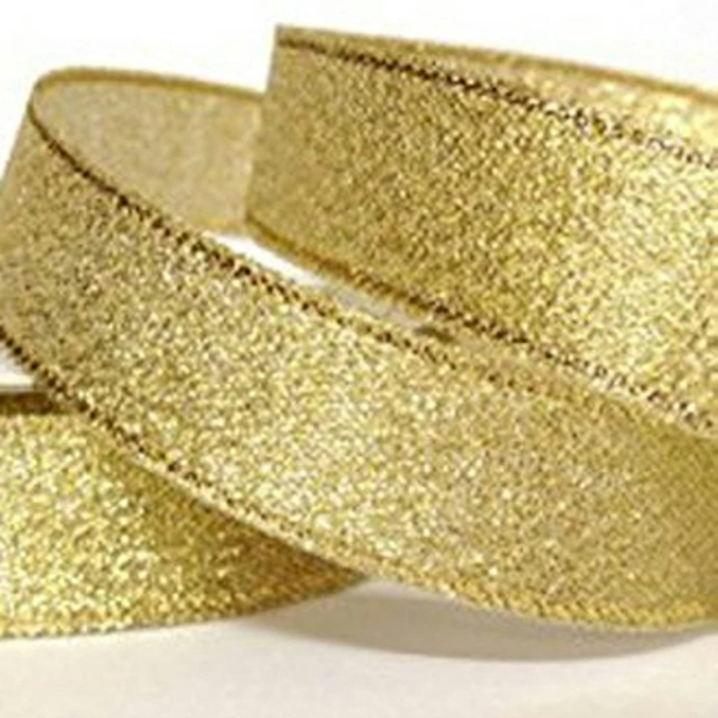 GCS LONDON Metallic Gold Organza Ribbon
