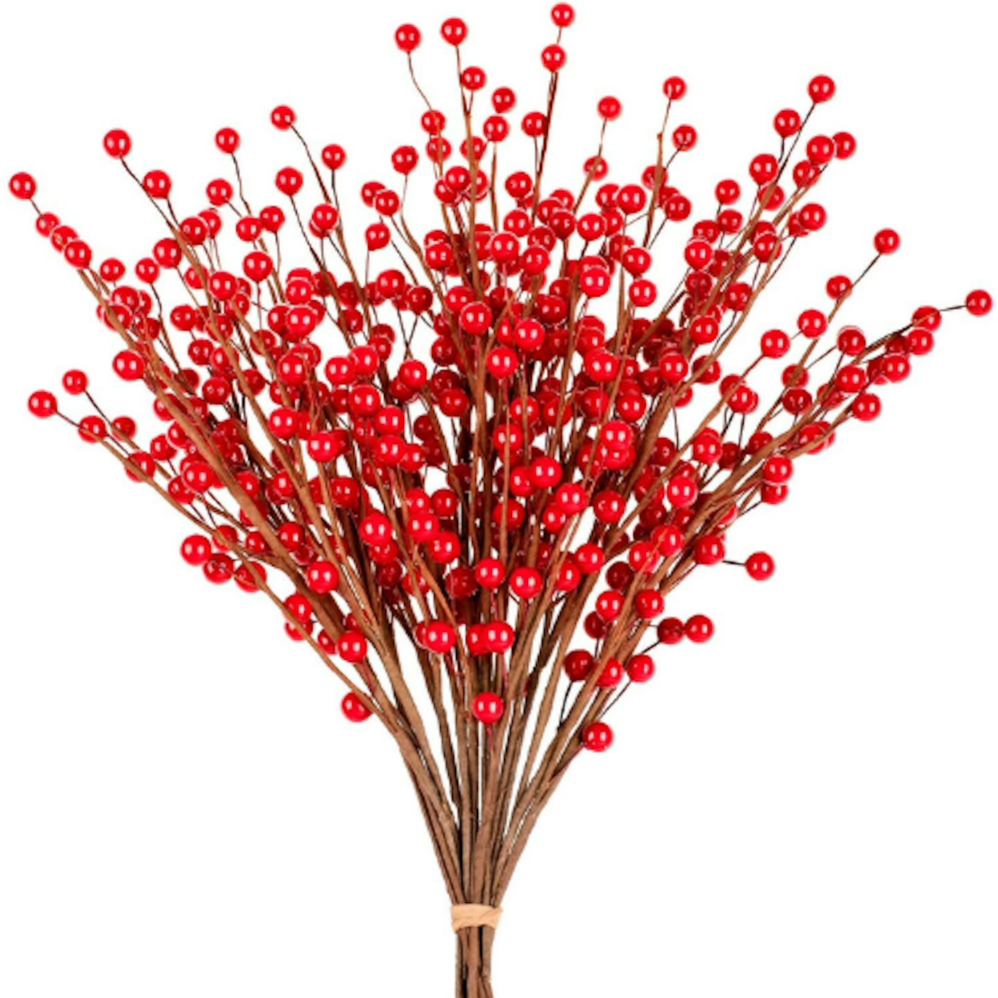 Whaline Christmas Red Berry Twig Stem