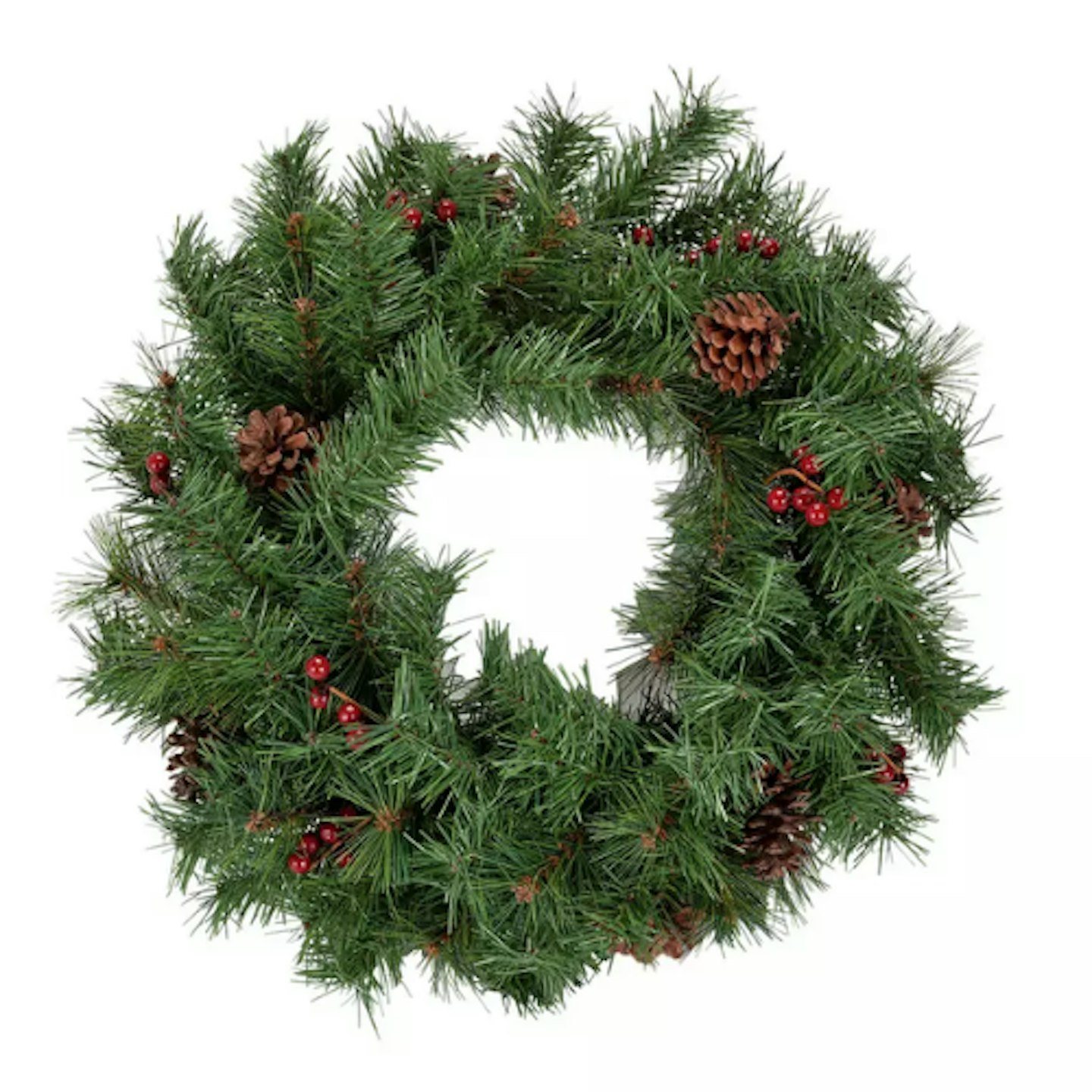 Argos Home Berry and Pine Cone Christmas Wreath