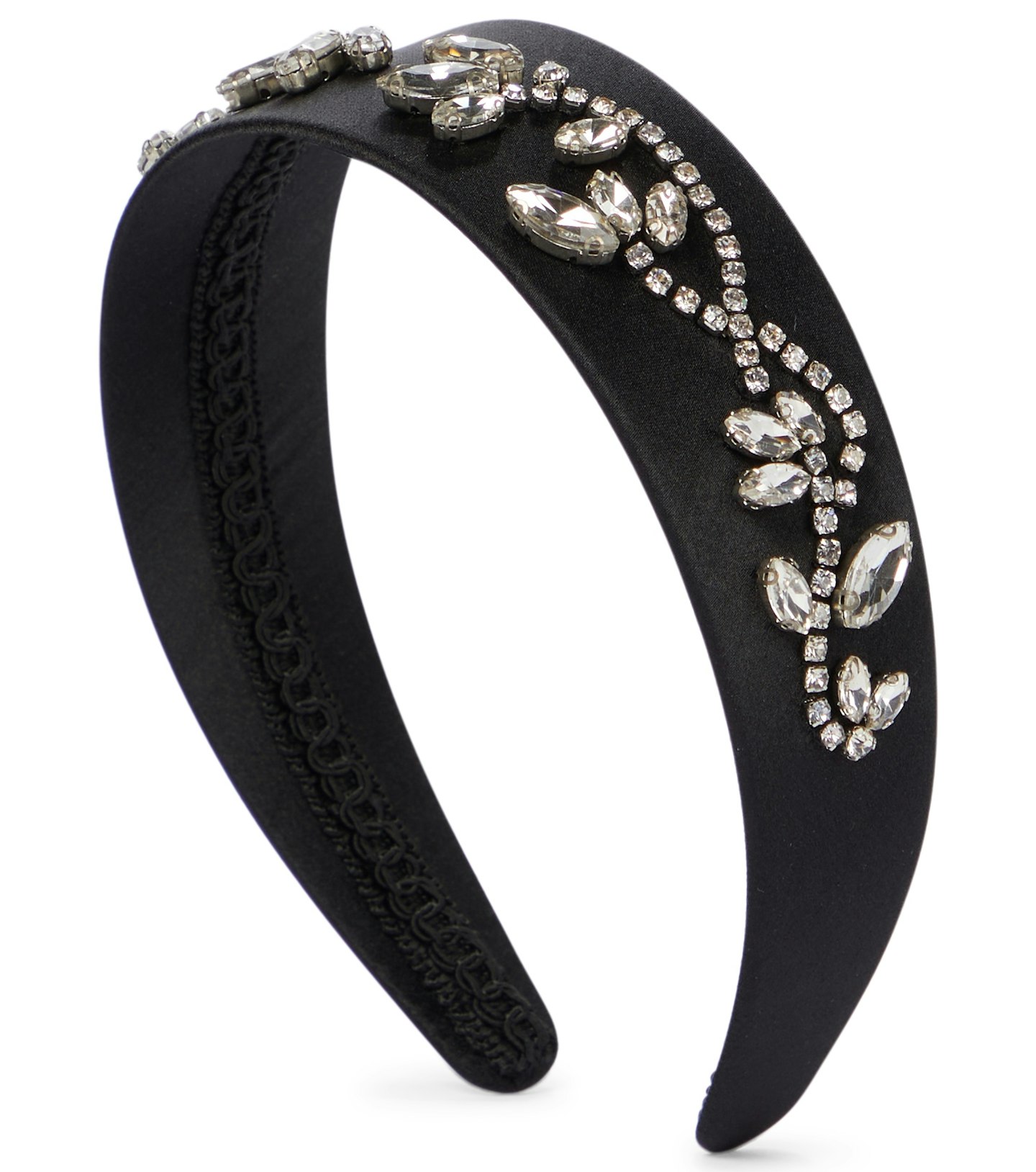 Monday – Erdem, Embellished Satin Headband, WAS £225 NOW £157