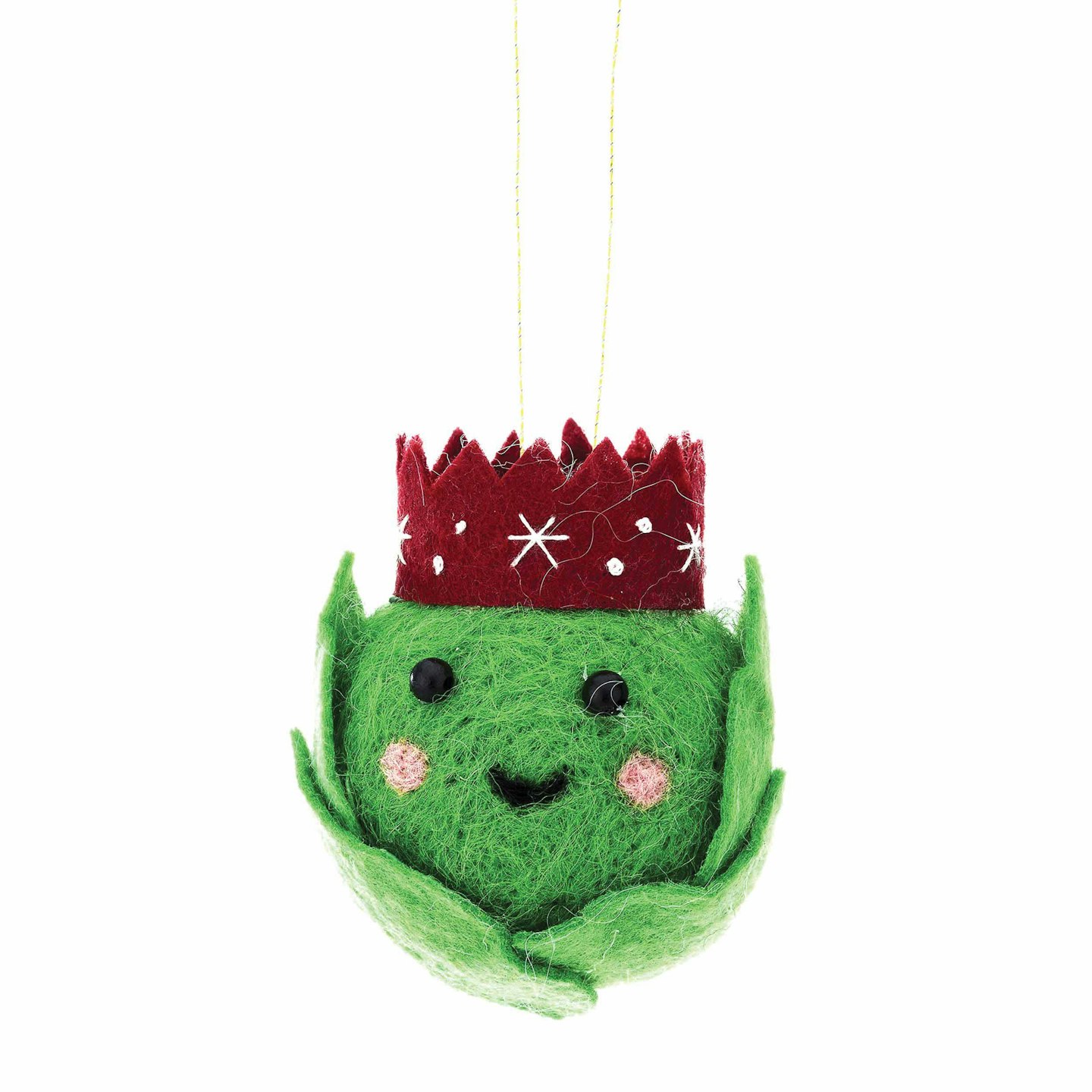 Brussel Sprout Christmas Tree Decoration