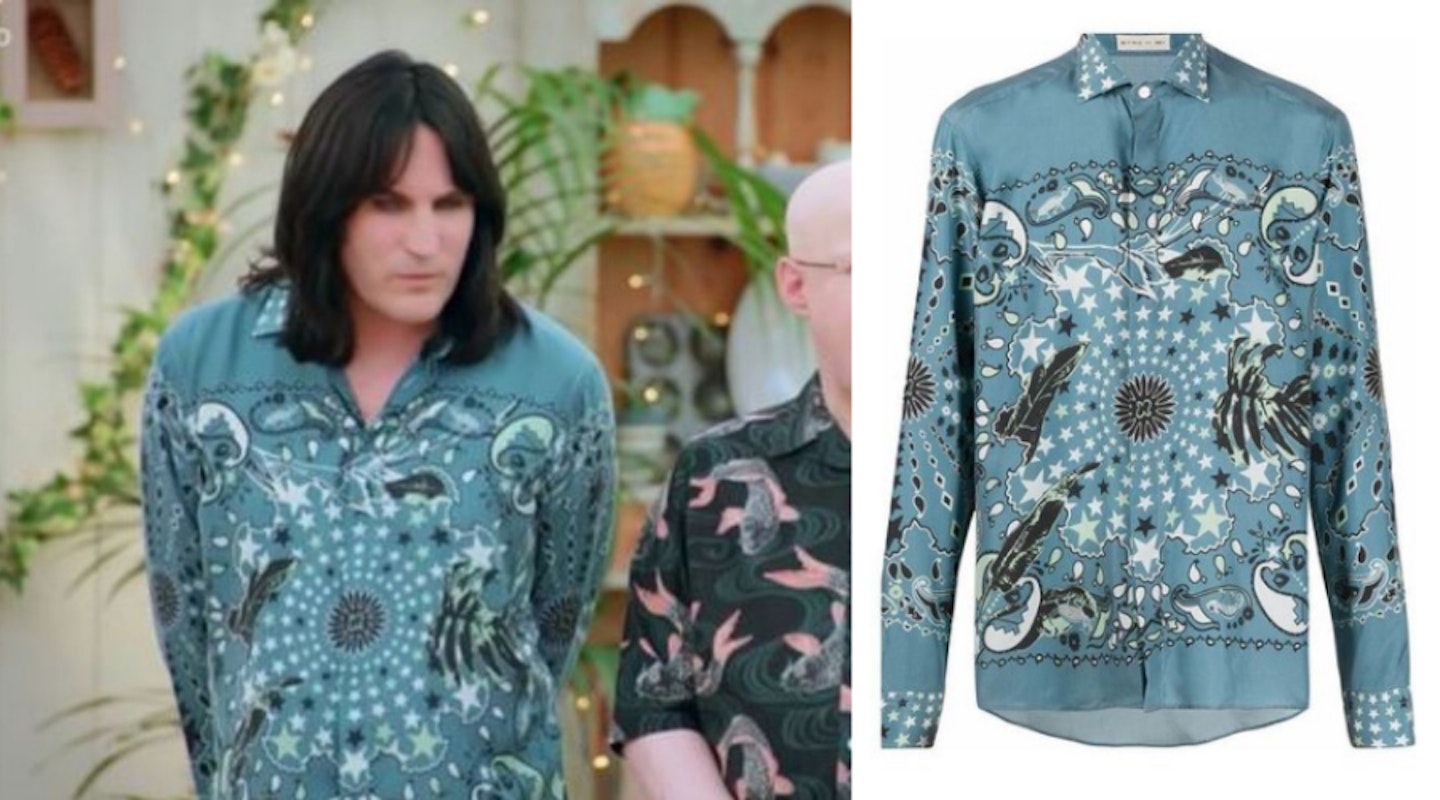 Noel's Blue Paisley Print Shirt