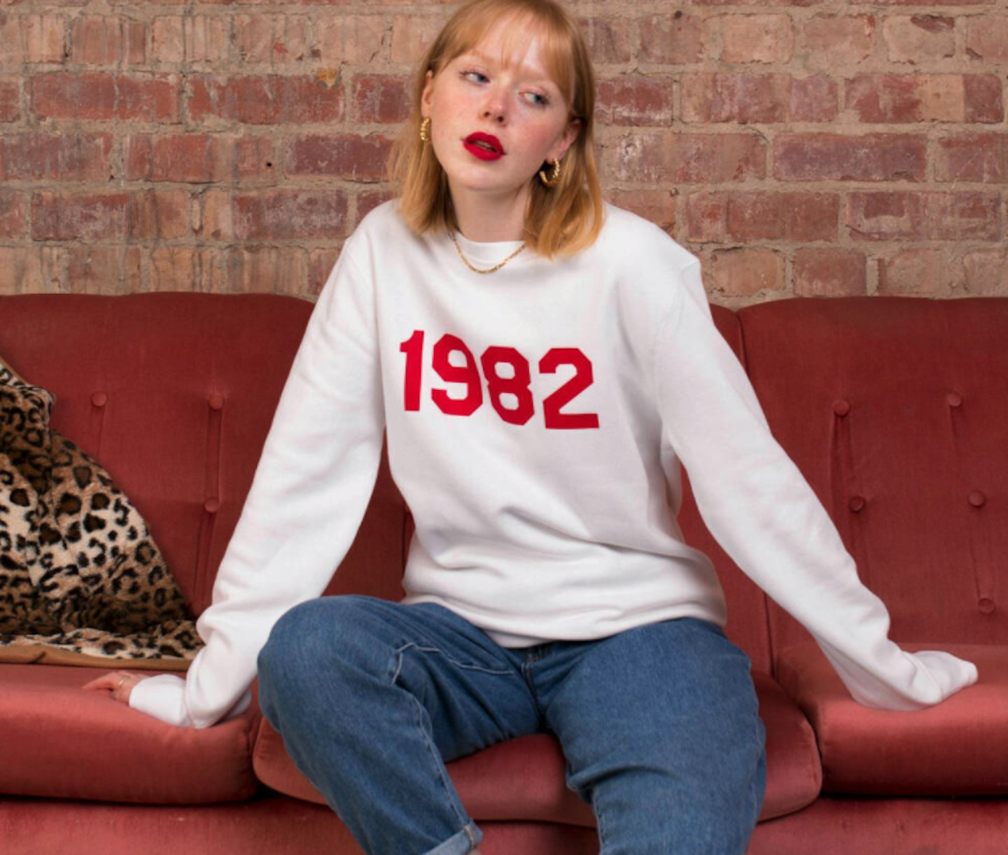 Rock On Ruby Personalised 'Year' Unisex Sweatshirt