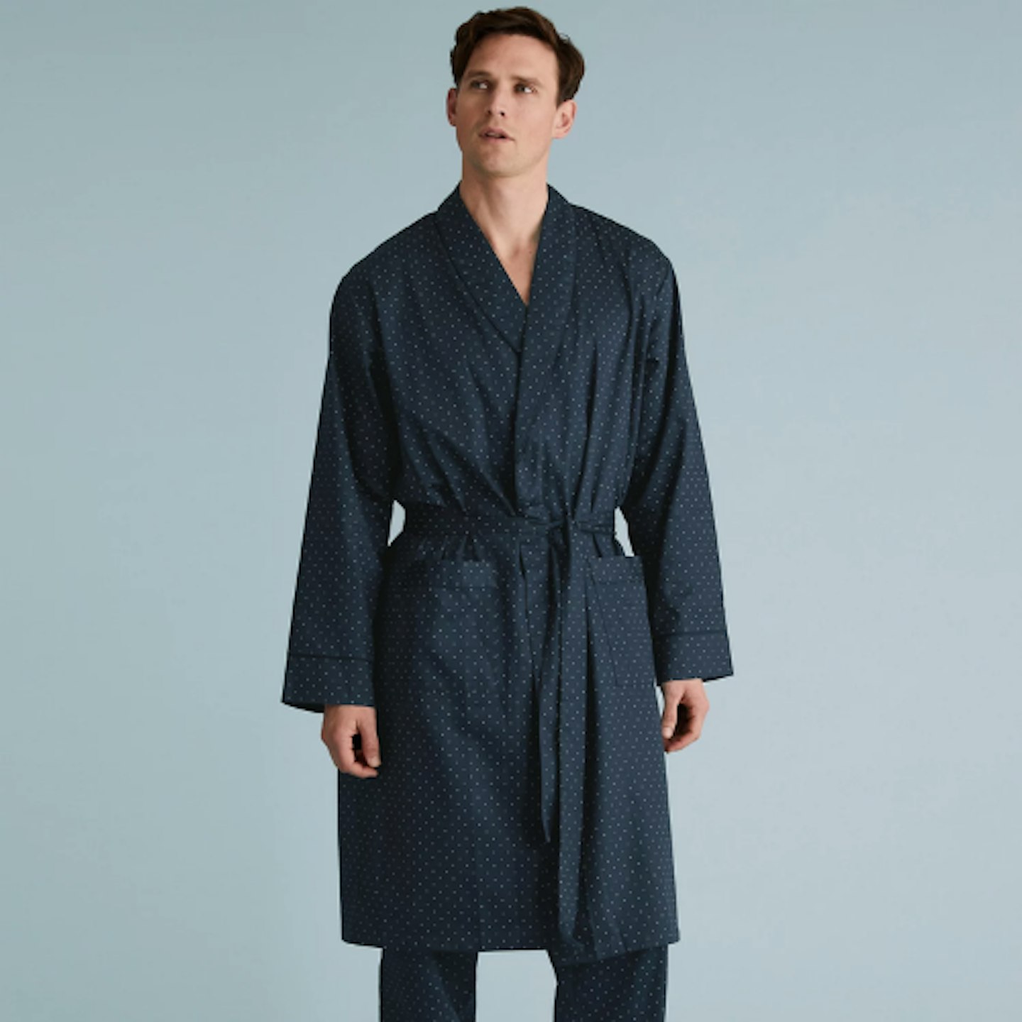M&S Collection Pure Cotton Dressing Gown