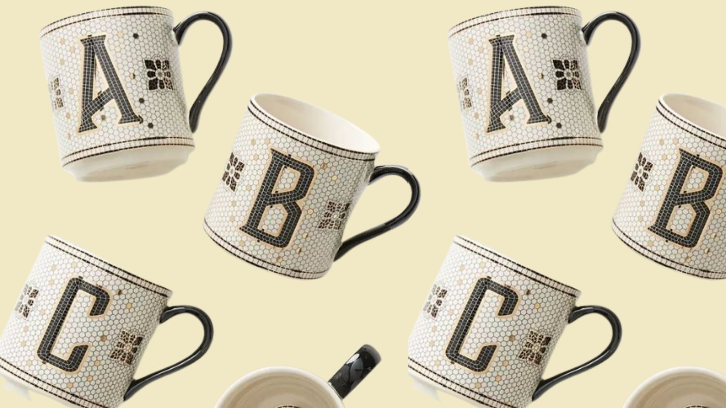 Ceramic Decaled Mugs from Anthropologie
