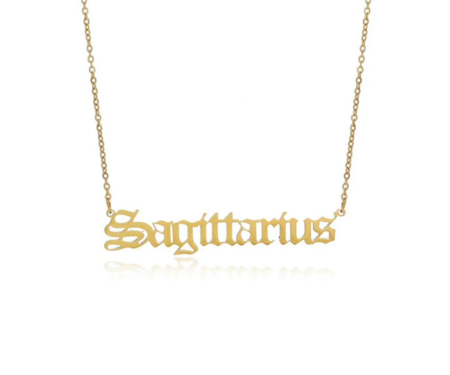 Sagittarius zodiac star sign necklace
