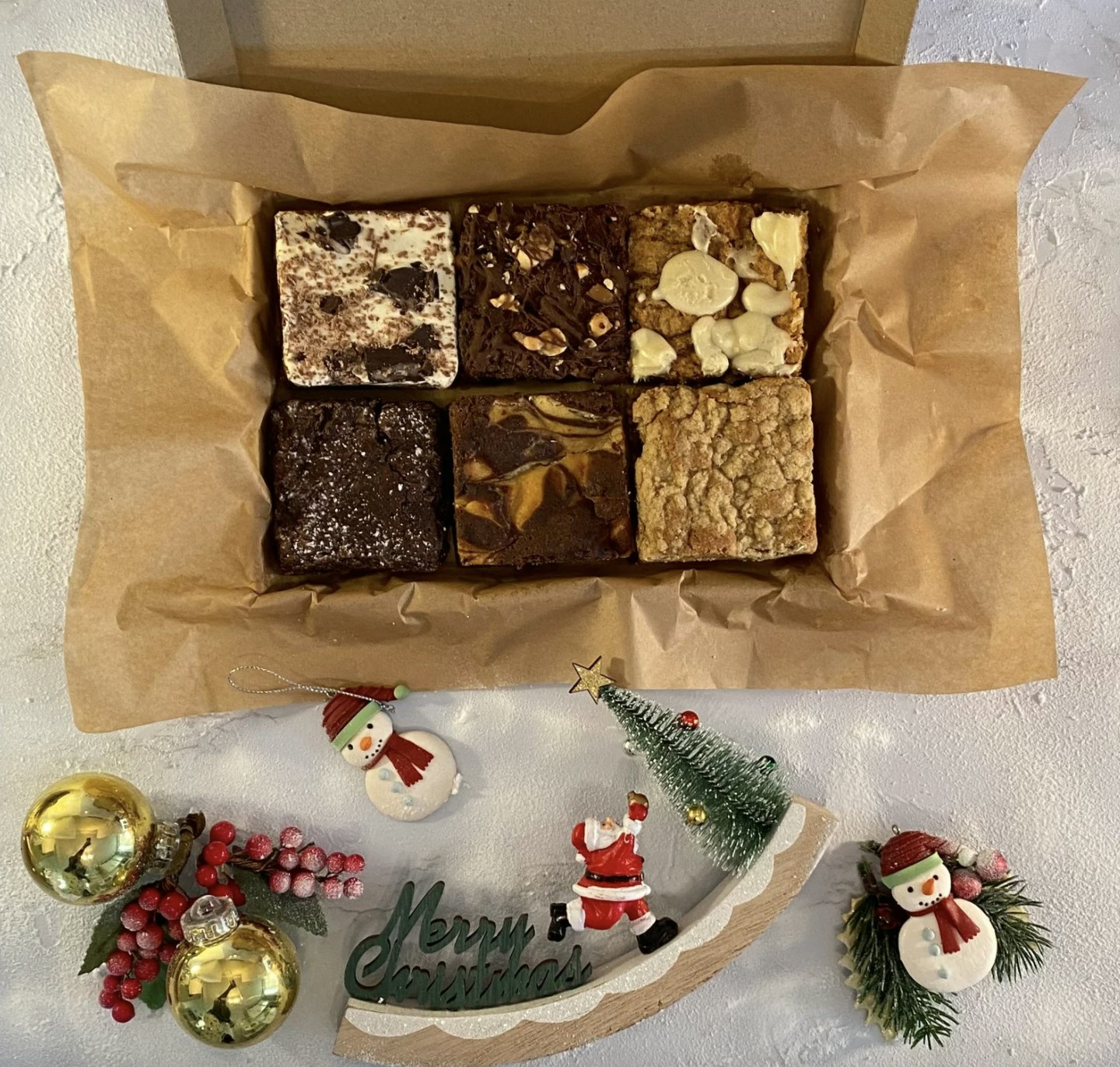Christmas Brownie Box
