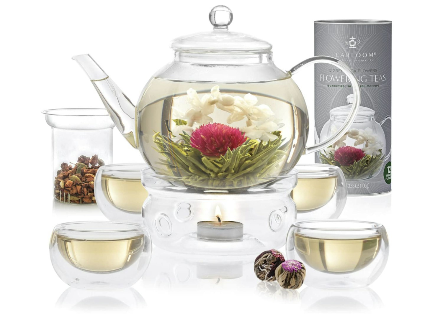 Teabloom Complete Glass Tea Set