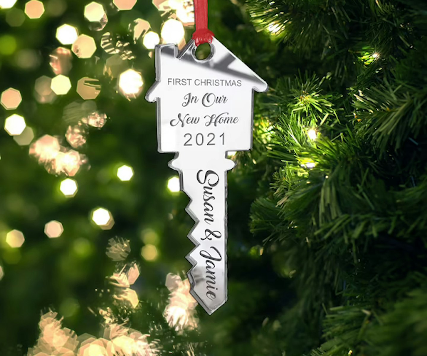 New Home Christmas Personalised Tree Ornament