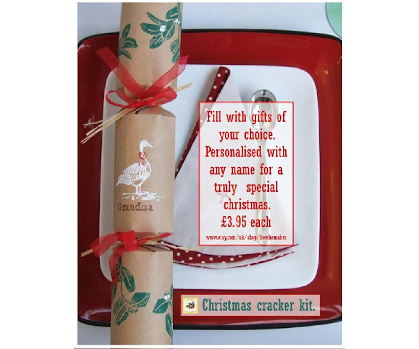 Personalised Christmas cracker kit