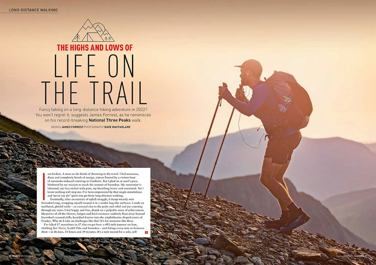 The highs and lows of life on the trail