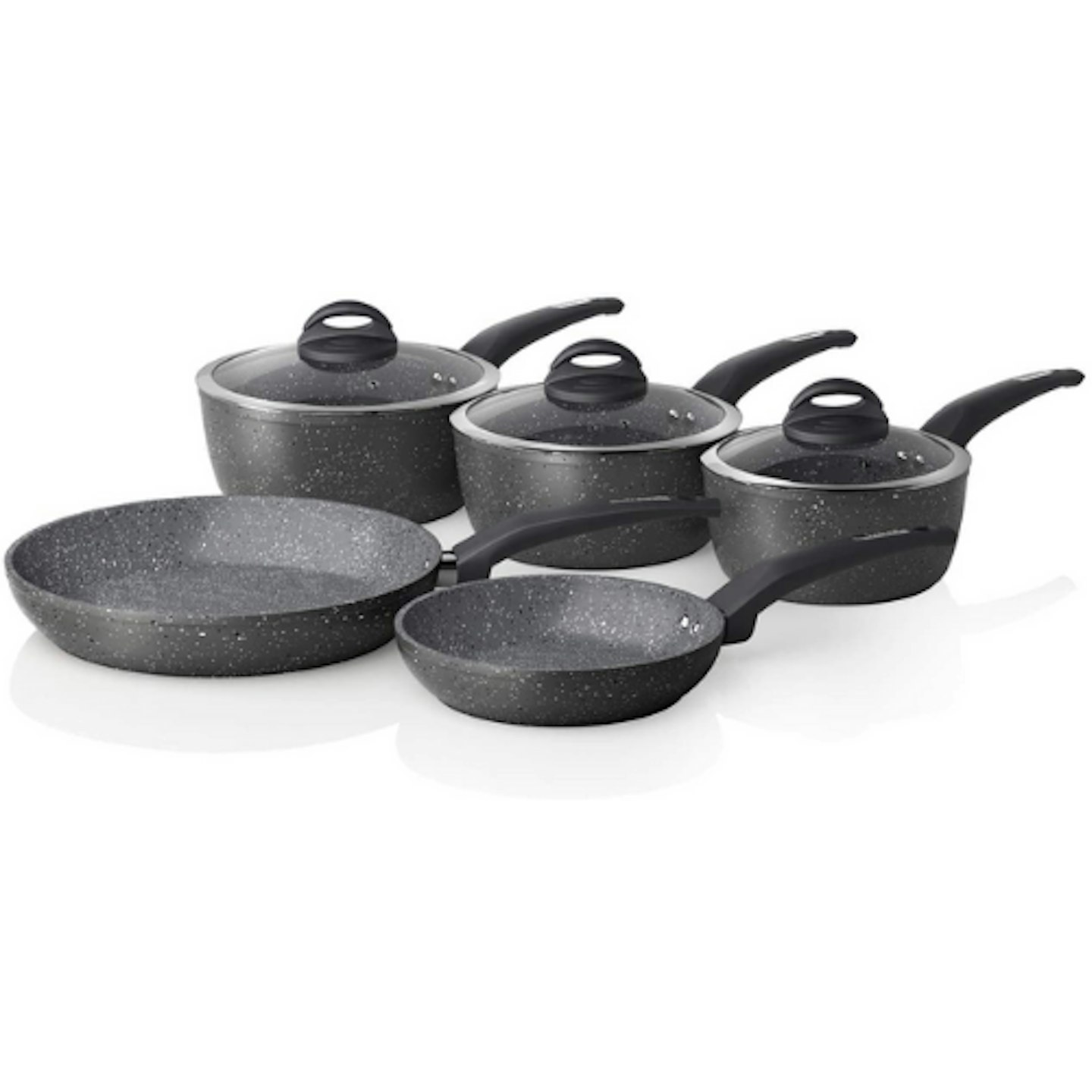 Pots and Pans: Tower Cerastone T81276 Forged 5 Piece Pan Set