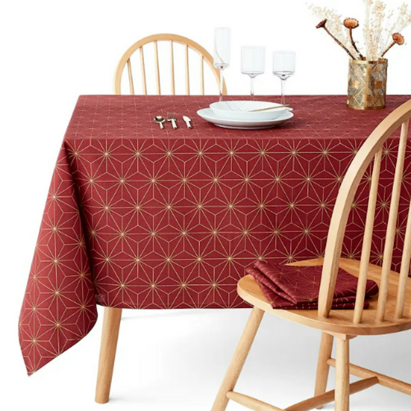 Christmas Tablecloth: La Redoute Interieurs Nordic Star Patterned Tablecloth