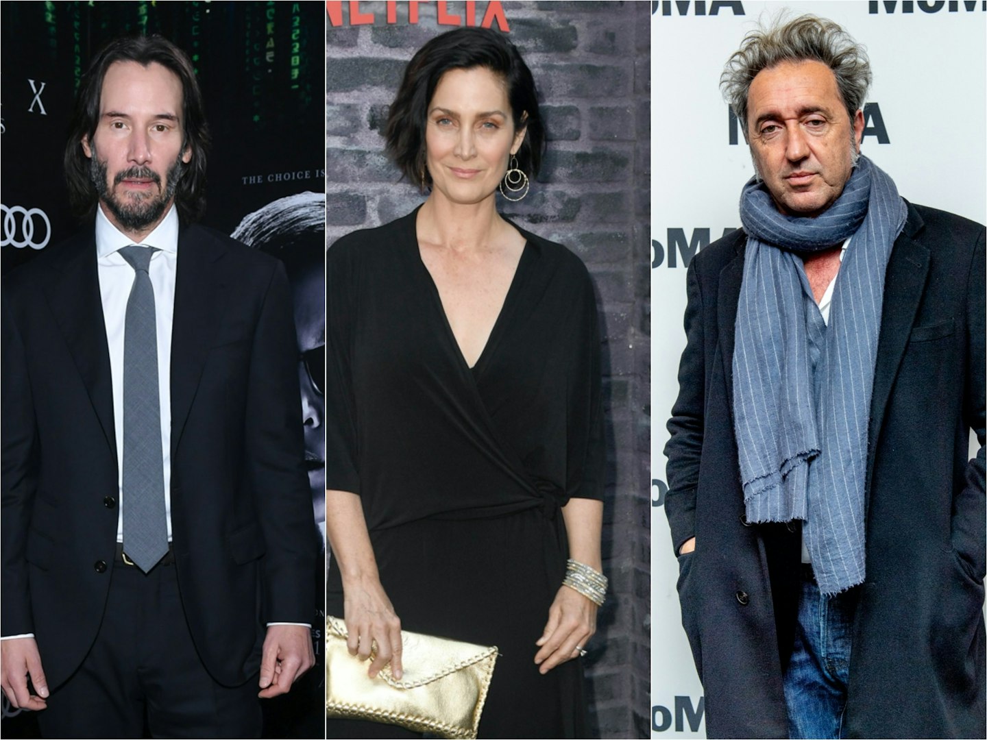 Keanu Reeves, Carrie-Anne Moss, Paolo Sorrentino