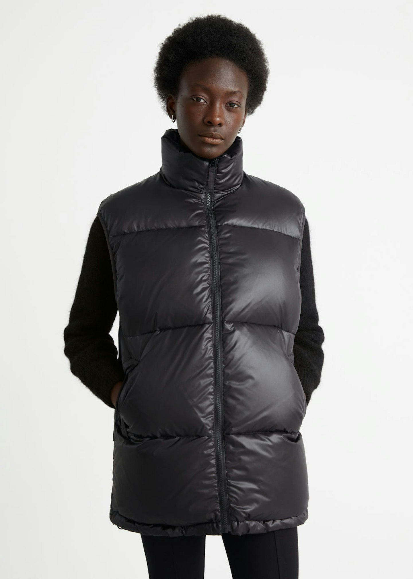 Relaxed Puffer Vest, WAS £135 NOW £68
