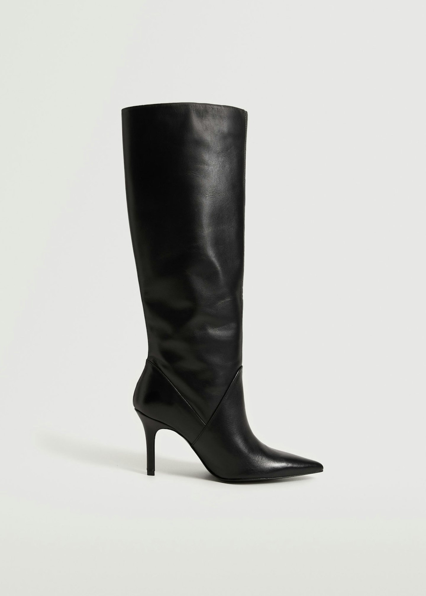 High Heel Leather Boot, WAS £149.99 NOW £119.99