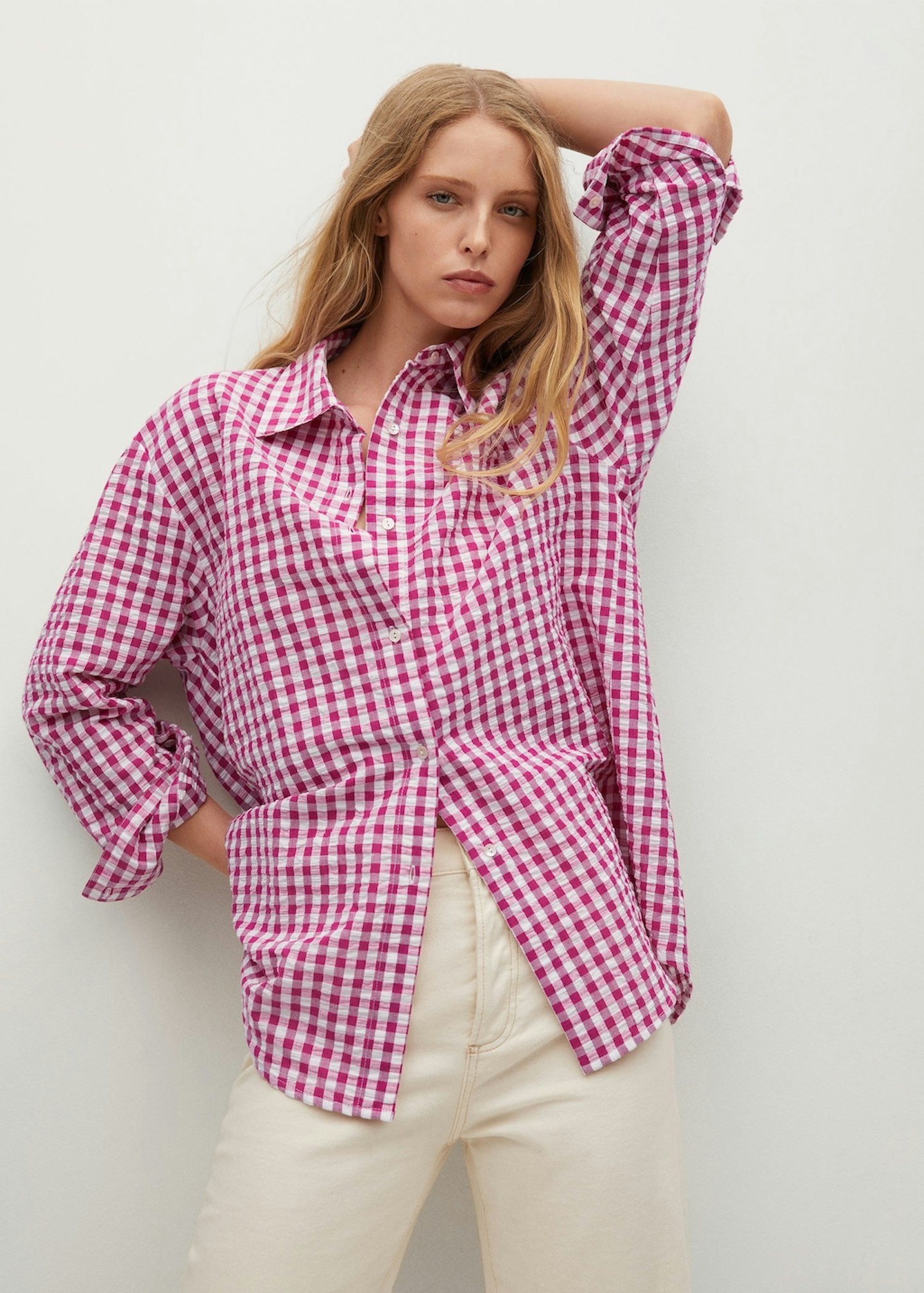 Oversize Check Shirt, WAS £35.99 NOW £19.99