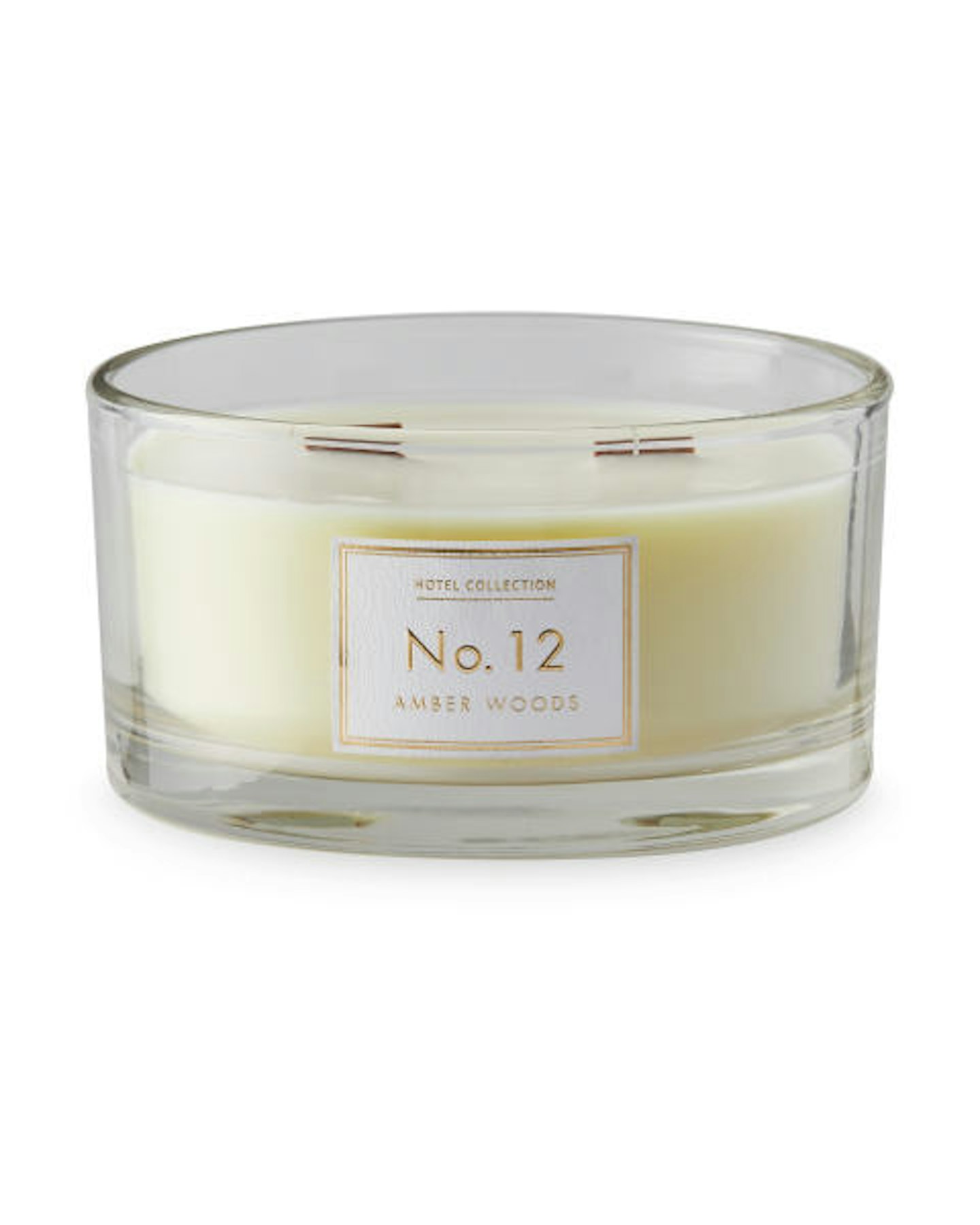 Aldi, Amber Woods Wooden Wick Candle, £9.99