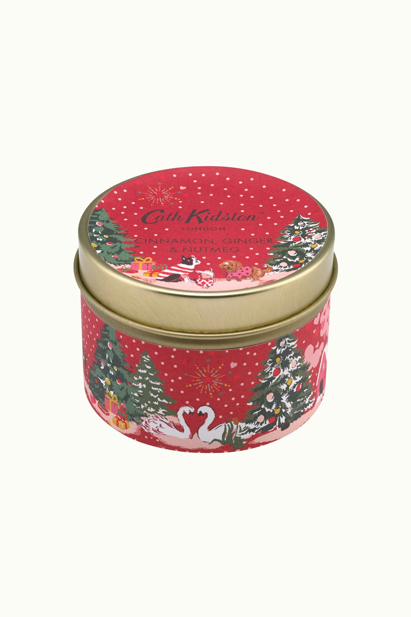 Cath Kidson, Shine Bright Christmas Wishes Tin Candle, £7