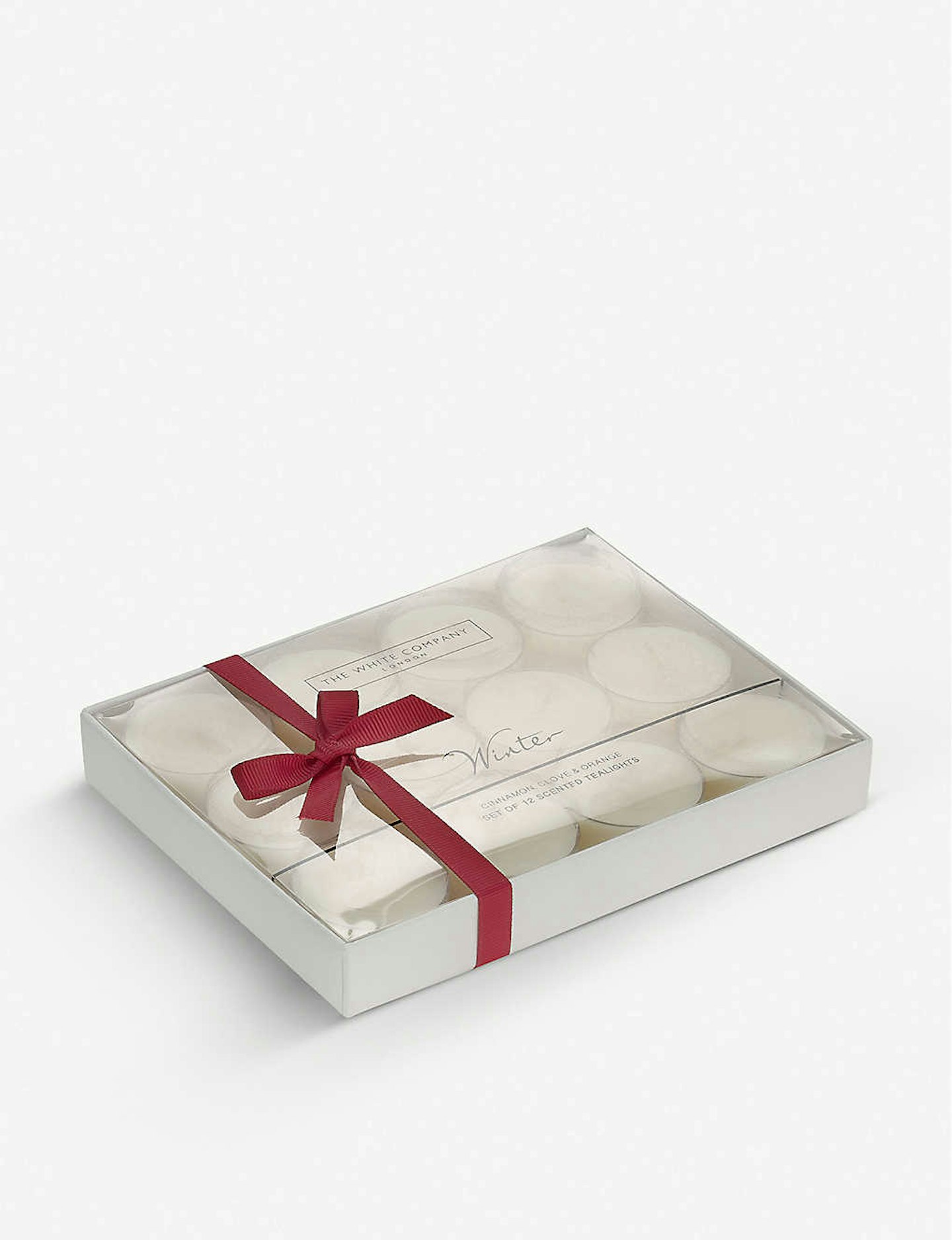 The White Company, Winter scented tea lights set of 12, £15