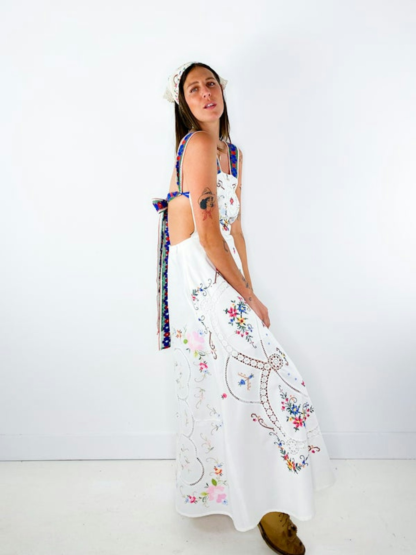 Isabella Antique Embroidered Maxi Dress £290