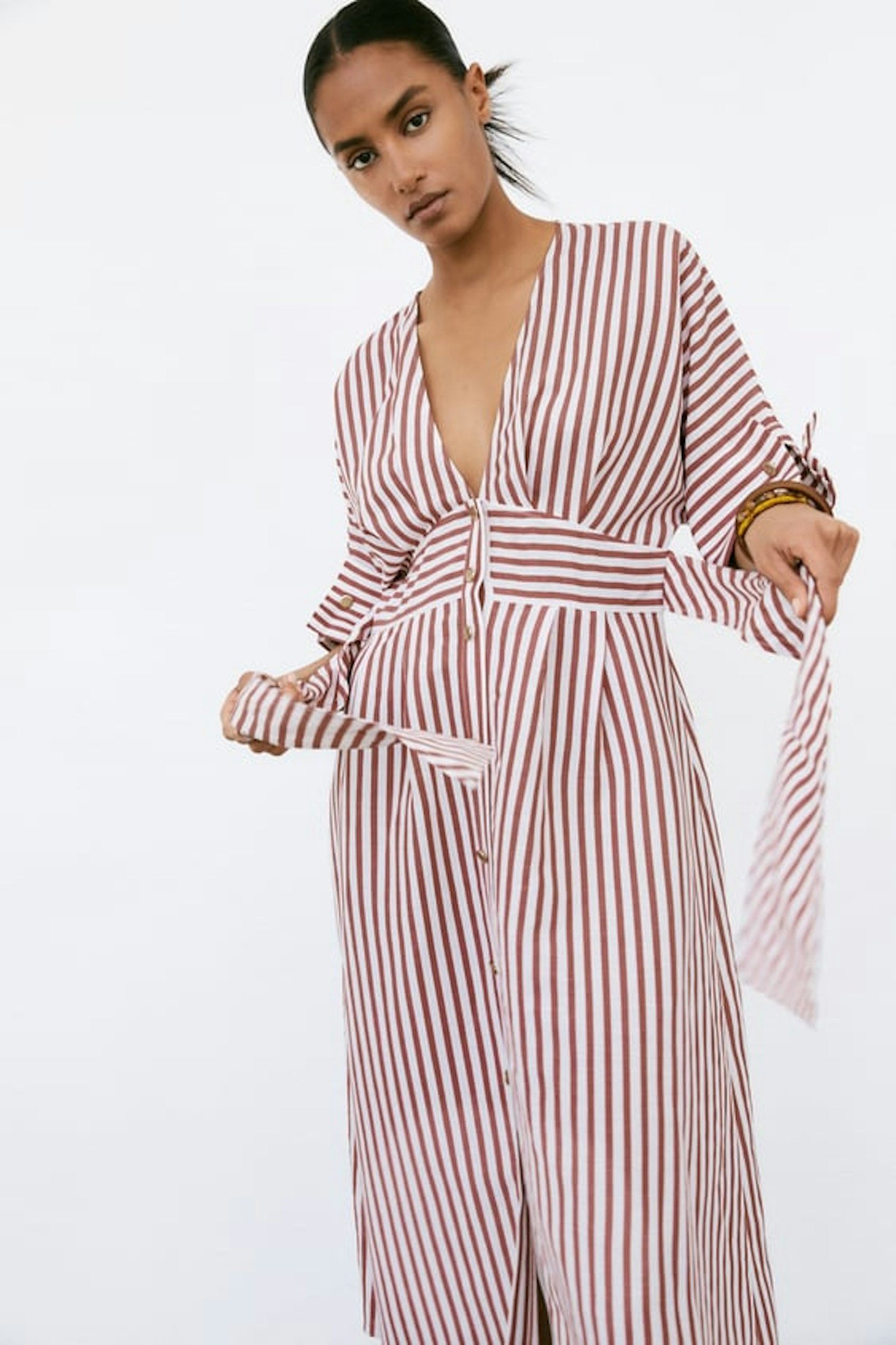 Zara, Striped Shirt Dress, WAS £49.99 NOW £29.99