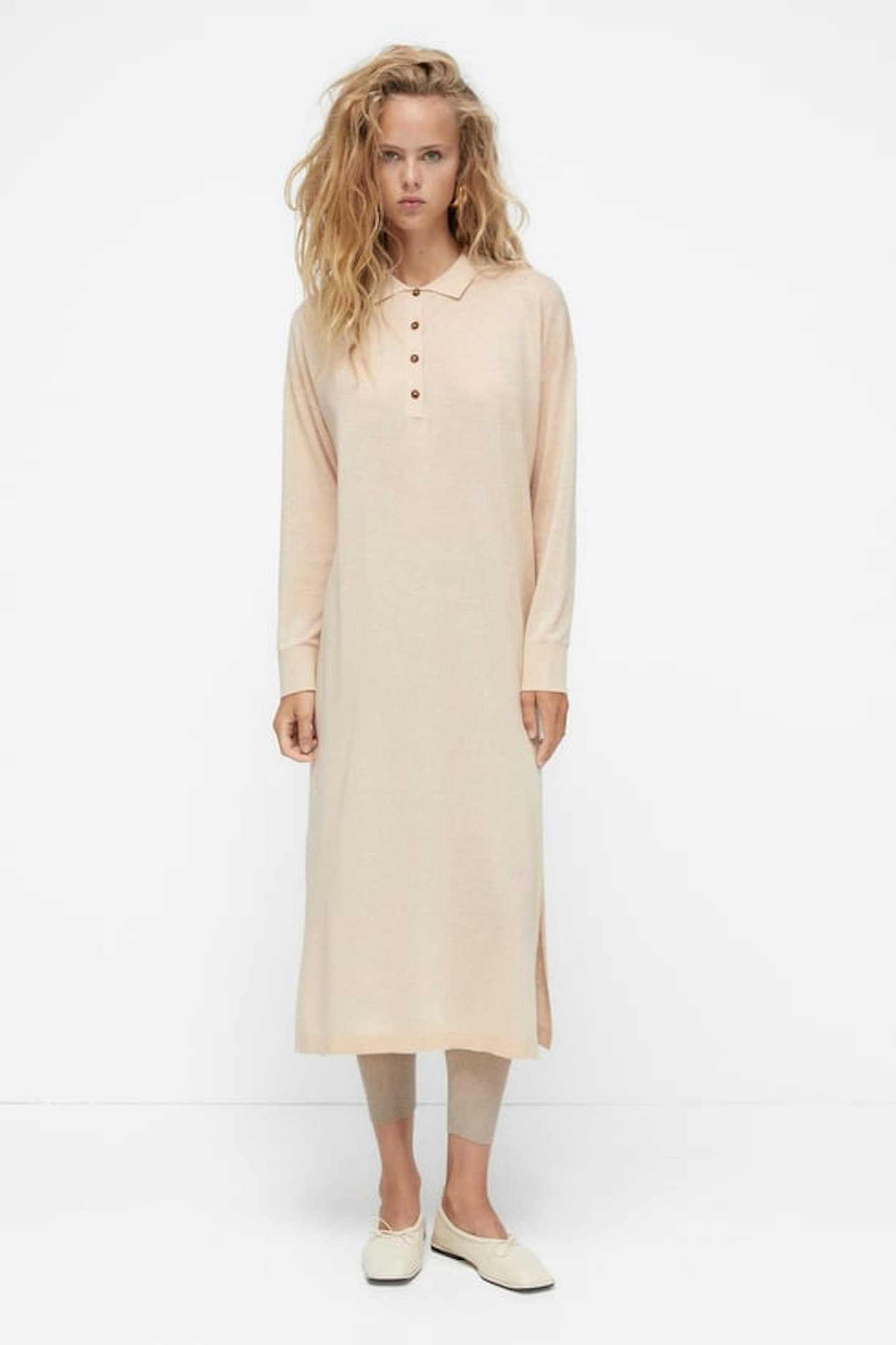 Zara, Knit Polo Dress, WAS £29.99 NOW £19.99